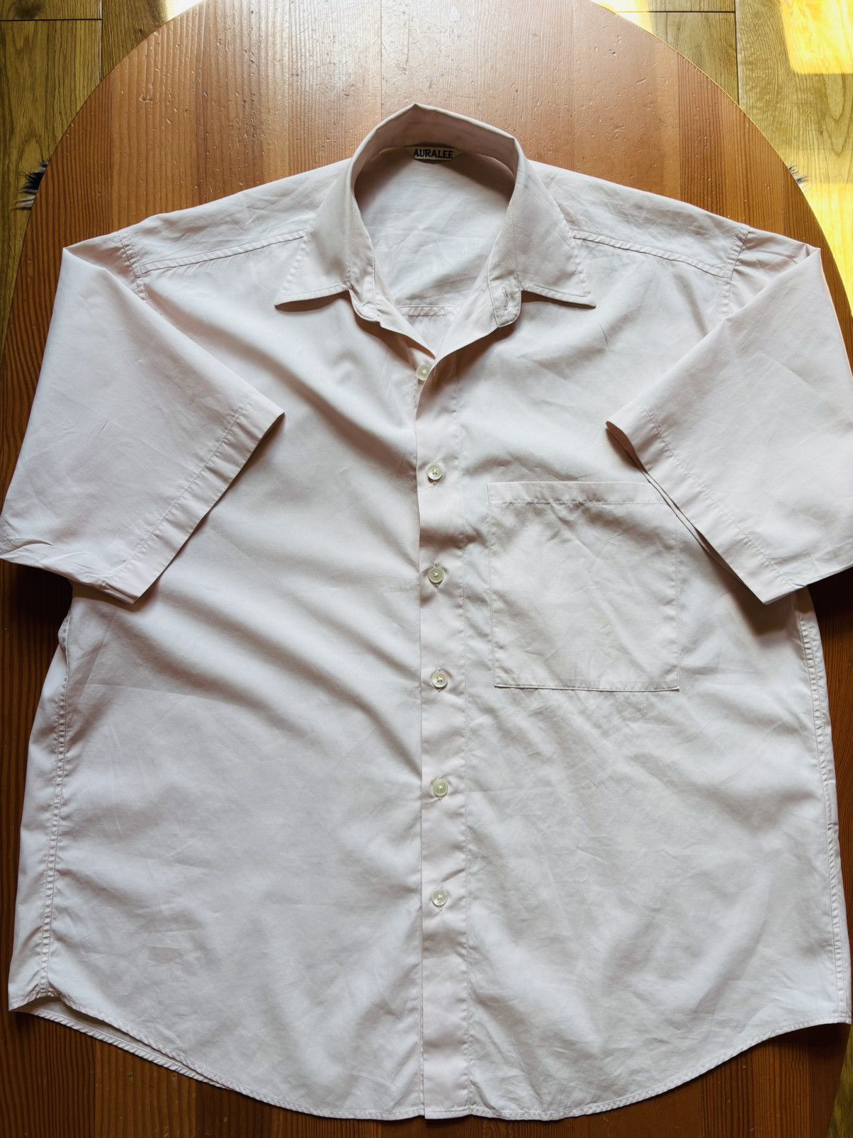 Auralee Auralee Rose Short Sleeve Shirt Size US M / EU 48-50 / 2 - 2 Thumbnail
