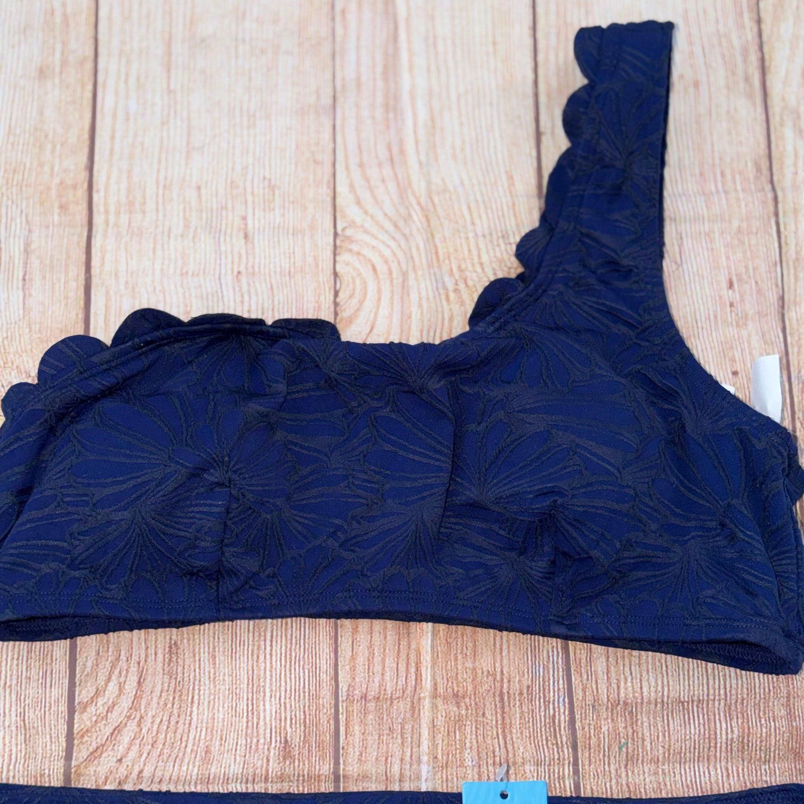 Other Cupshe One Shoulder Scallop Edge XL Bikini Set NWT Size ONE SIZE - 2 Thumbnail