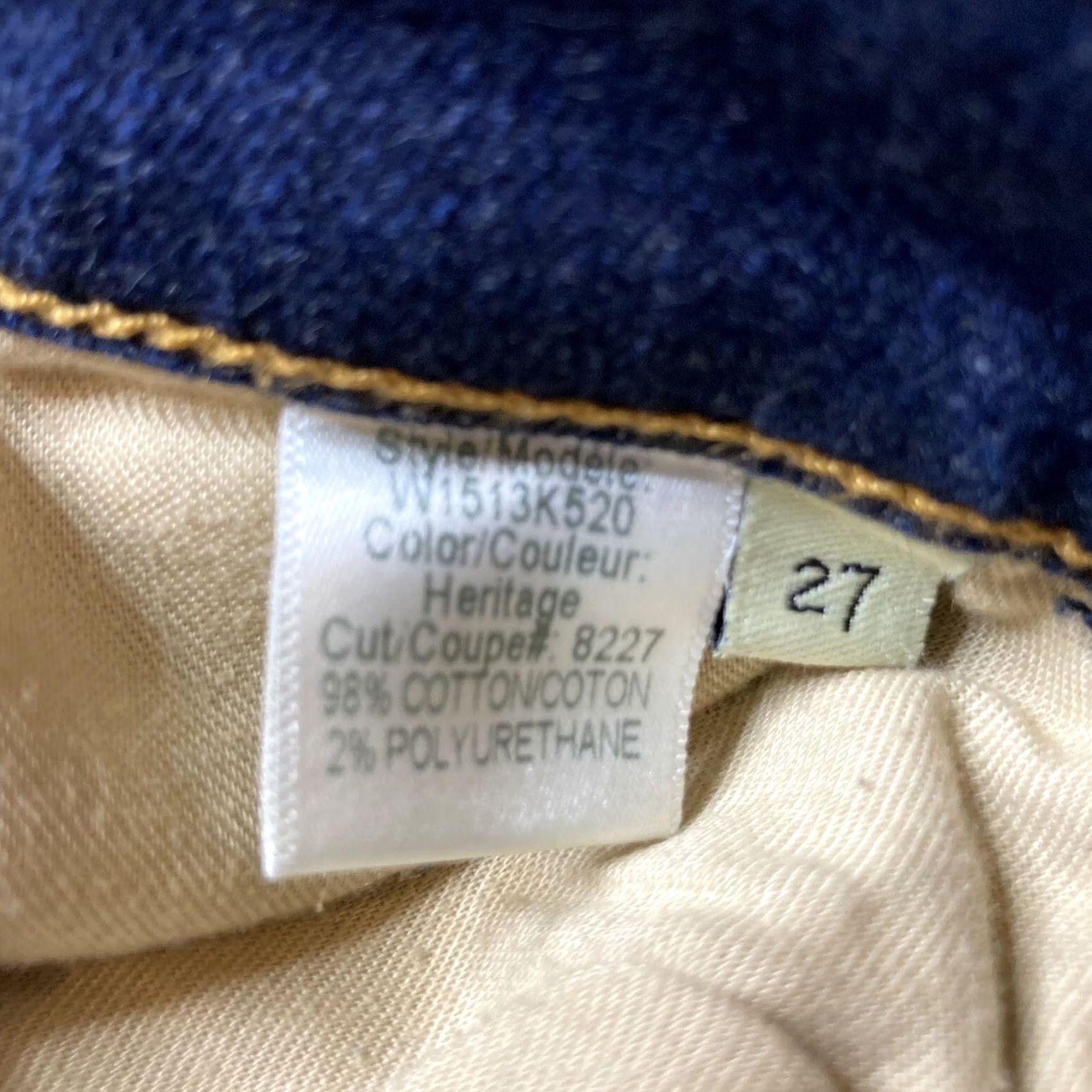 Rag & Bone Rag & Bone Women's High Rise Skinny Heritage Jeans 27 Regular Inseam 30" Denim Blue Size 27 Jeans Size 27" / US 4 / IT 40 - 5 Thumbnail