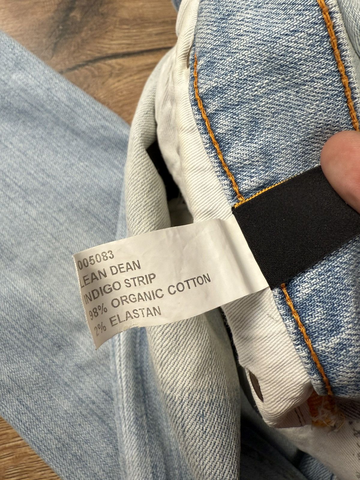 Denime × Nudie Jeans Nudie Jeans Co Light Wash Denim Jeans Size US 31 - 10 Thumbnail
