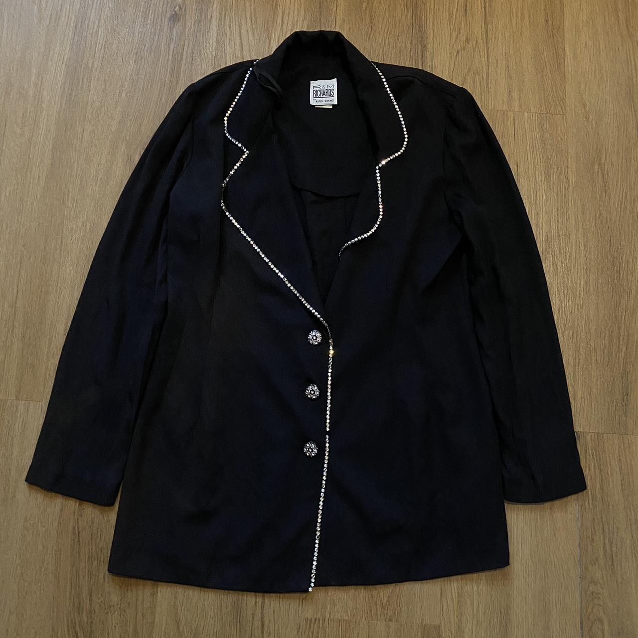 Other Black and white long sleeve blazer with pearl detailing Size US M / EU 48-50 / 2 - 1 Thumbnail