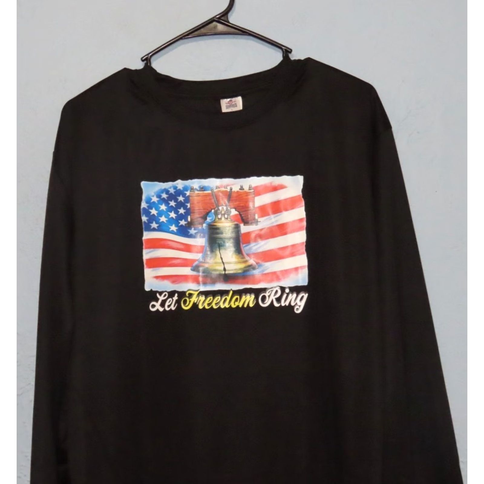 Vintage Armored Sportswear Let Freedom Ring Graphic Long Sleeve Shirt Mens L Black NWOT Size US L / EU 52-54 / 3 - 4 Thumbnail