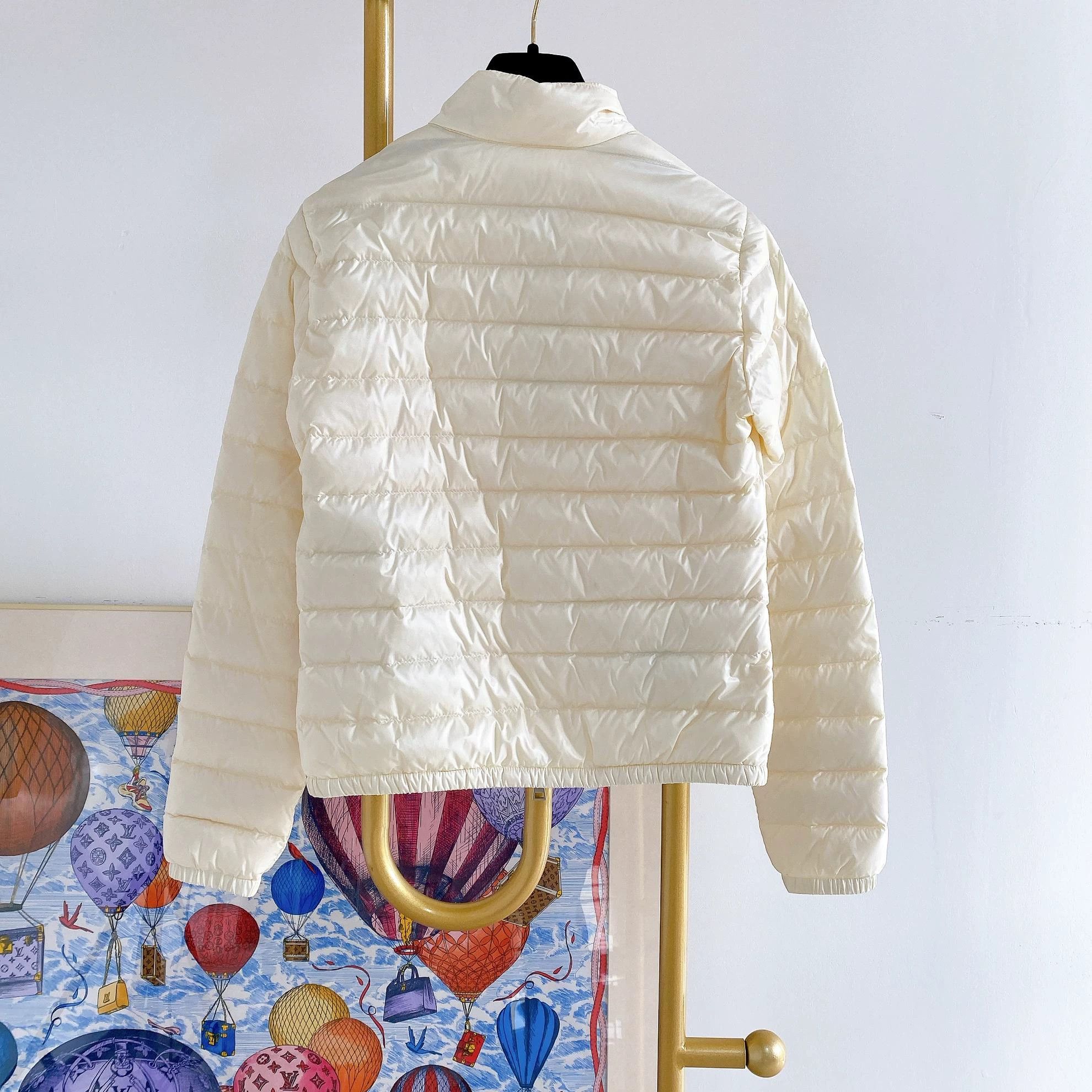 Moncler Moncler Beige Lightweight Puffer 0 Size XS / US 0-2 / IT 36-38 - 2 Thumbnail