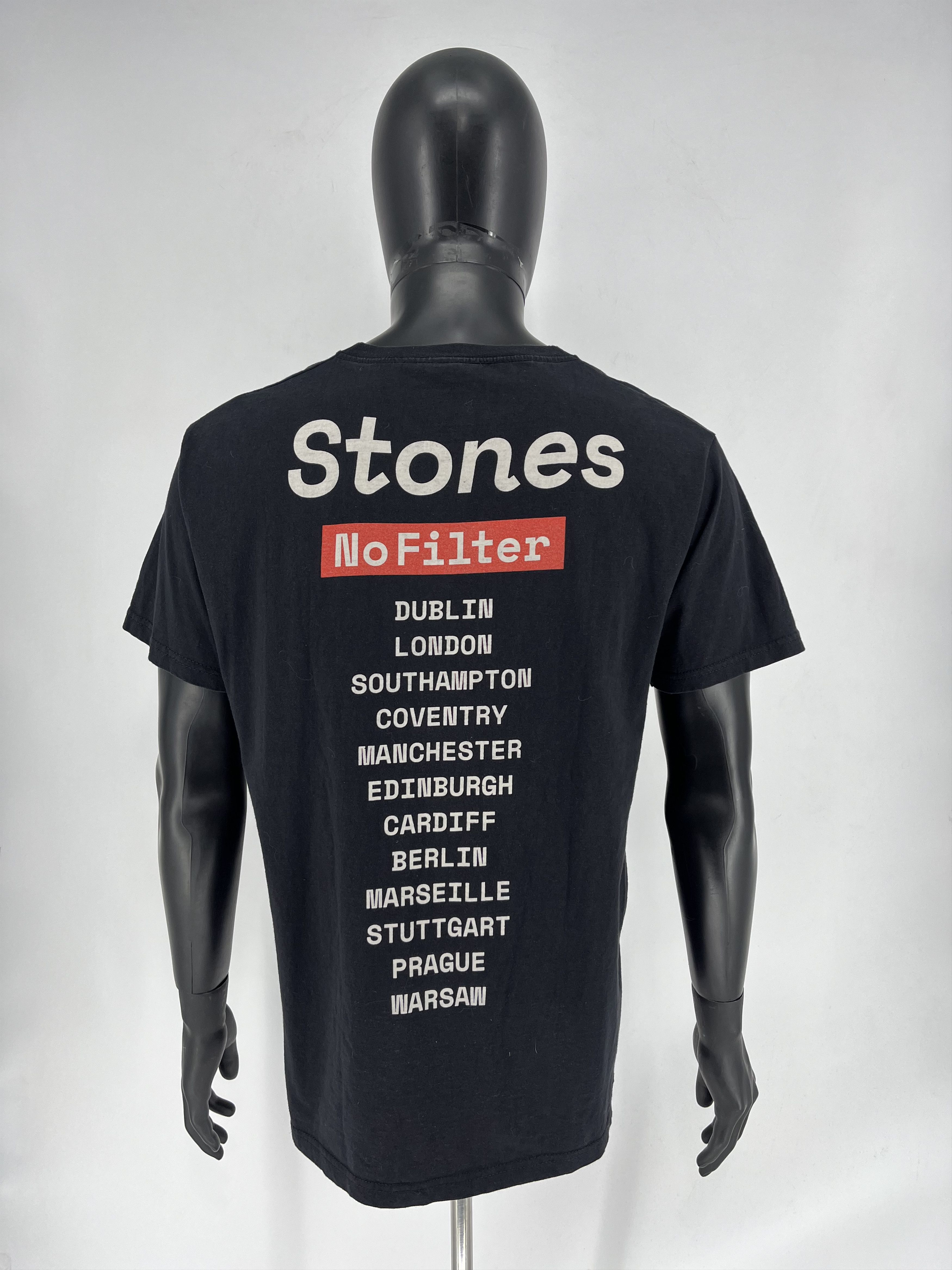 Band Tees × Vintage Vintage Y2K The Rolling Stones Tee Face Print Band Tour Rock Size US L / EU 52-54 / 3 - 9 Thumbnail