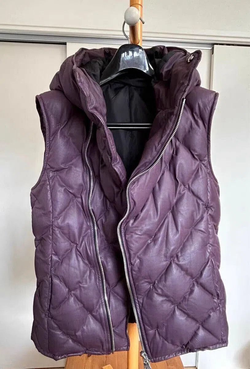 Isamu Katayama Backlash Purple Quilted Puffer Vest Size L. Size US L / EU 52-54 / 3 - 1 Thumbnail