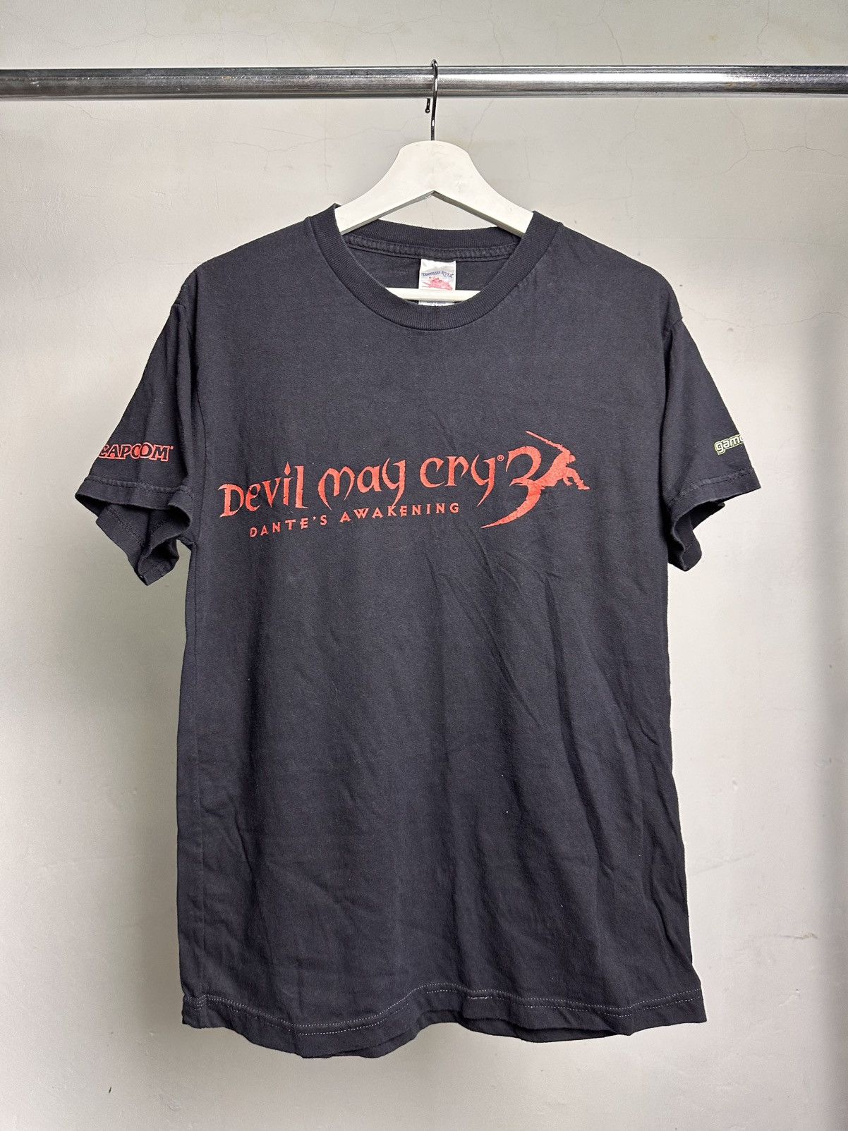 Vintage RARE 00’s Devil May Cry Capcom Game promo tee Size US M / EU 48-50 / 2 - 1 Thumbnail