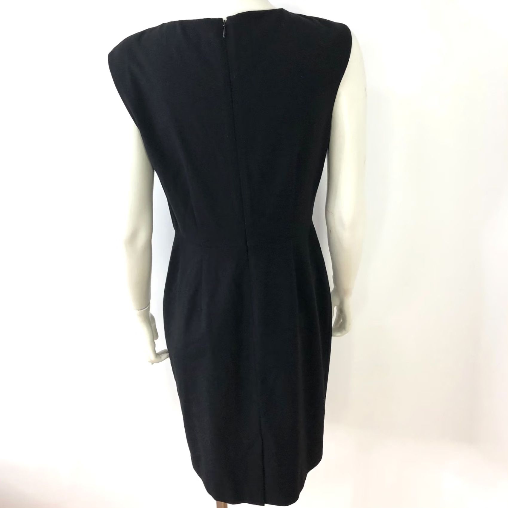 Calvin Klein Calvin Klein Dress 6 Sheath Cocktail Polyester Mini Above Knee Black PLS READ Size M / US 6-8 / IT 42-44 - 4 Thumbnail