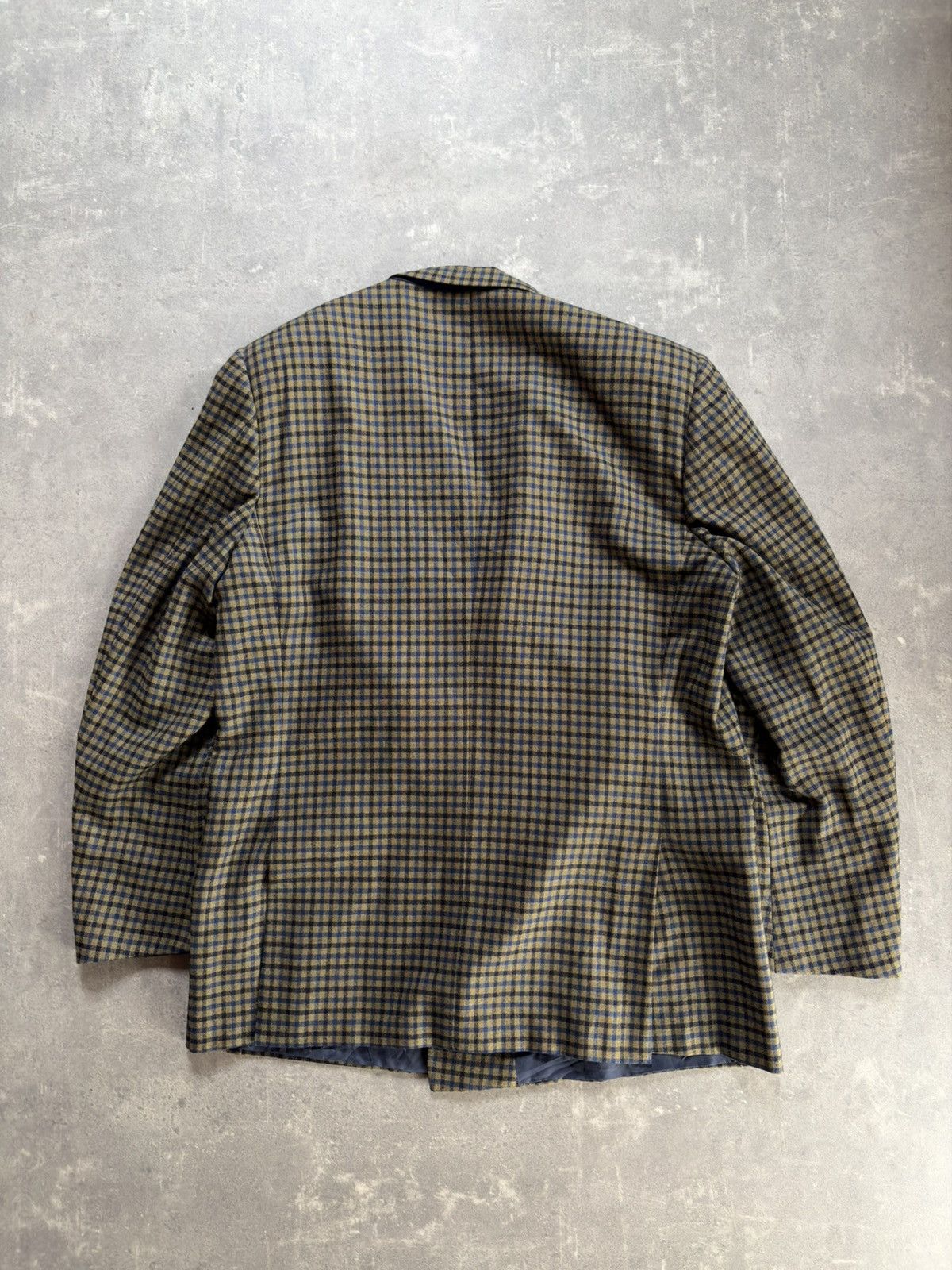 Cerruti 1881 Cerruti 1881 Pure 100% Cashmere Double Breasted Plaid Blazer Size 46R - 2 Thumbnail