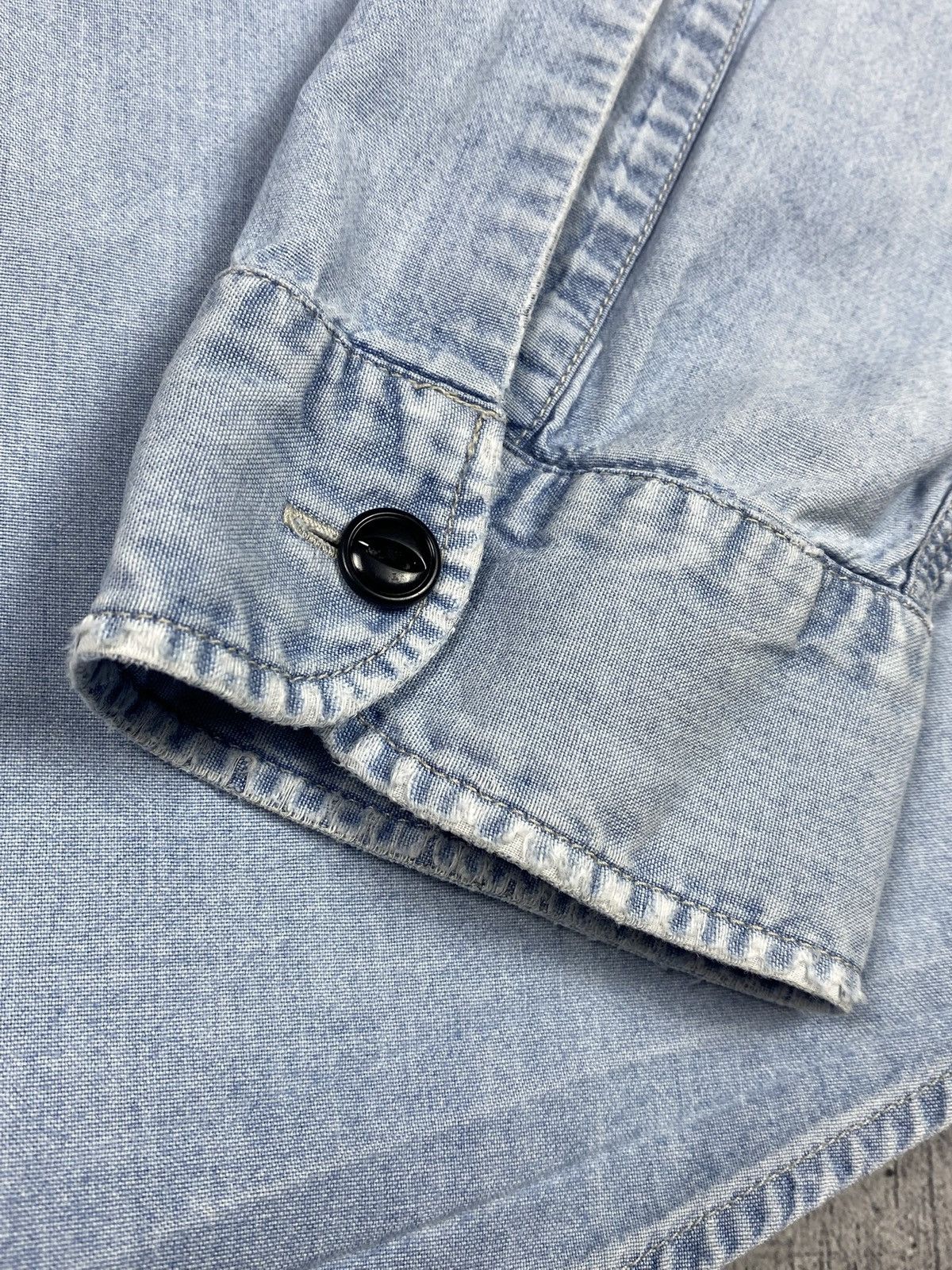 Polo Ralph Lauren Vintage Polo Jeans Co Ralph Lauren Distressed Denim Shirt Size US L / EU 52-54 / 3 - 18 Thumbnail