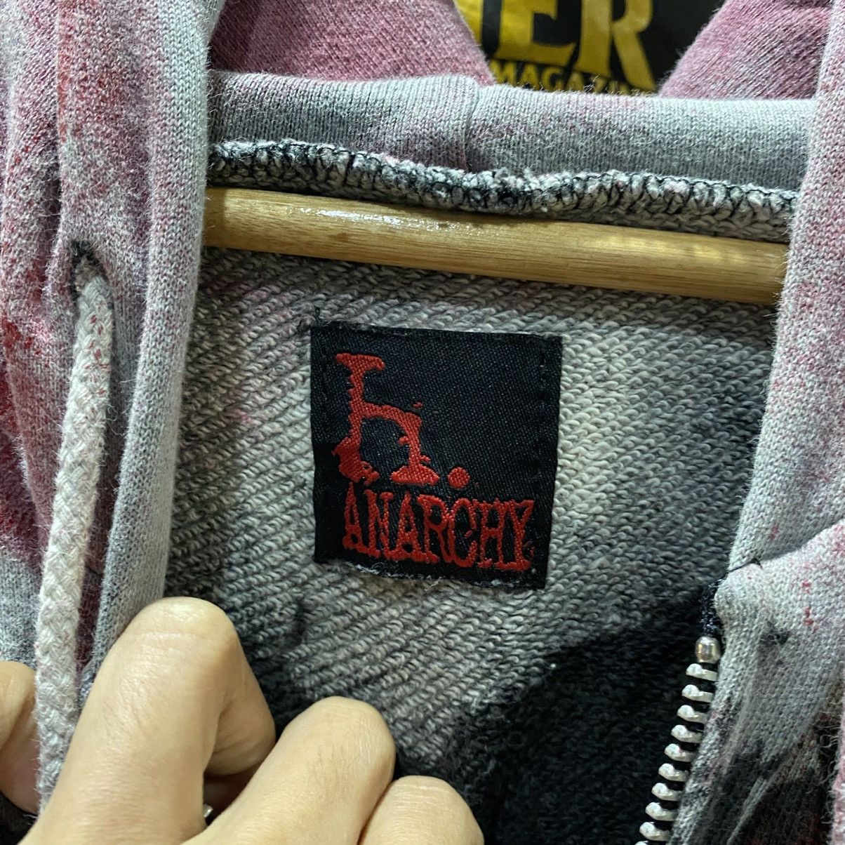 Hysteric Glamour Seditionaries H. Naoto Anarchy Punk Zip Up Hoodie Size US L / EU 52-54 / 3 - 11 Thumbnail