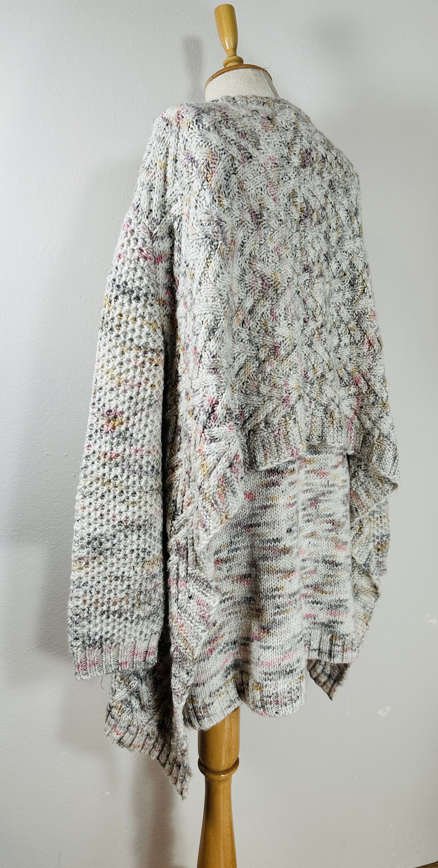 Henrik Vibskov Poncho oversize Sweater wool Size ONE SIZE - 4 Thumbnail
