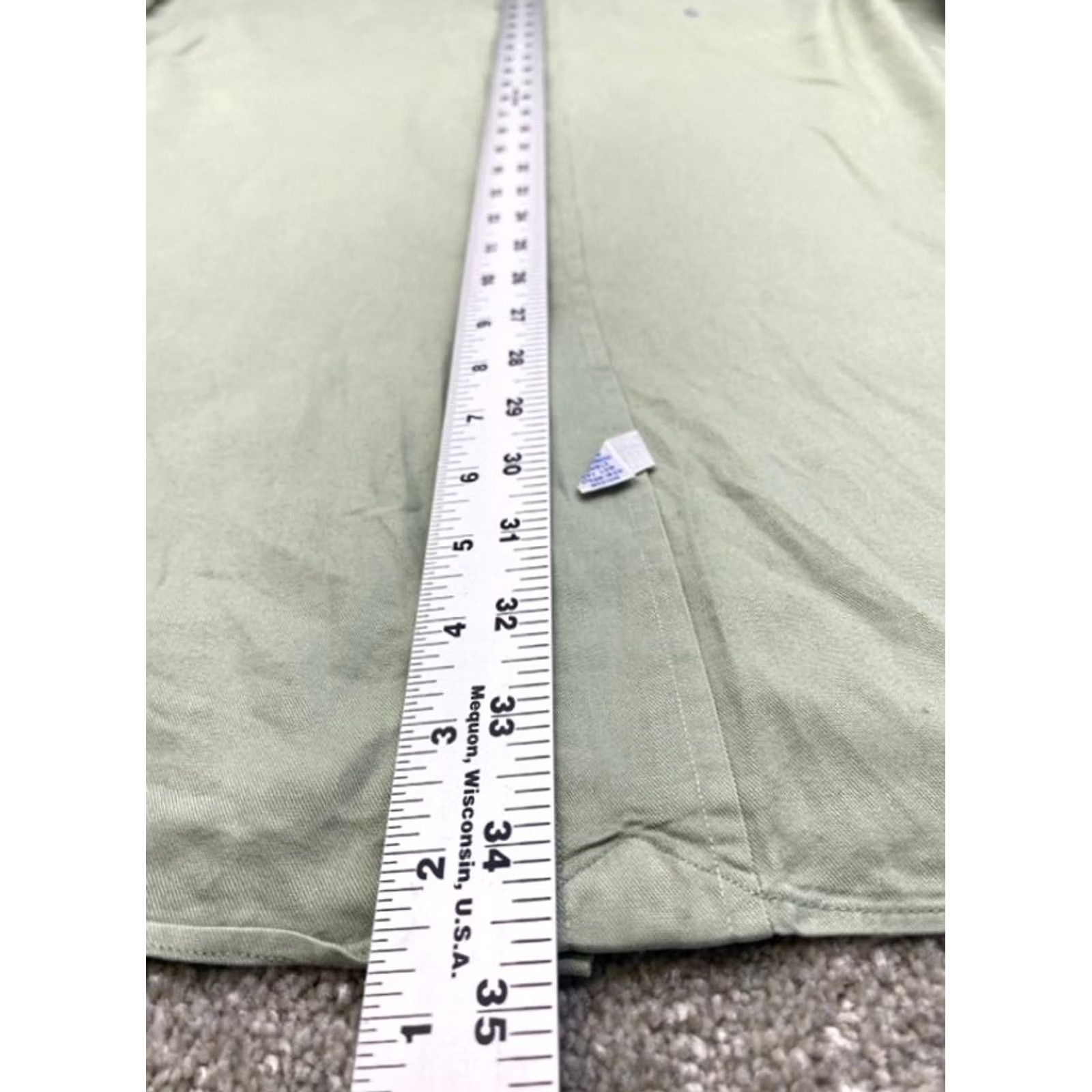 Ralph Lauren Ralph Lauren Shirt Men XL Green Long Sleeve Button-Down 100% Cotton Dress Shirt Size US XL / EU 56 / 4 - 7 Thumbnail