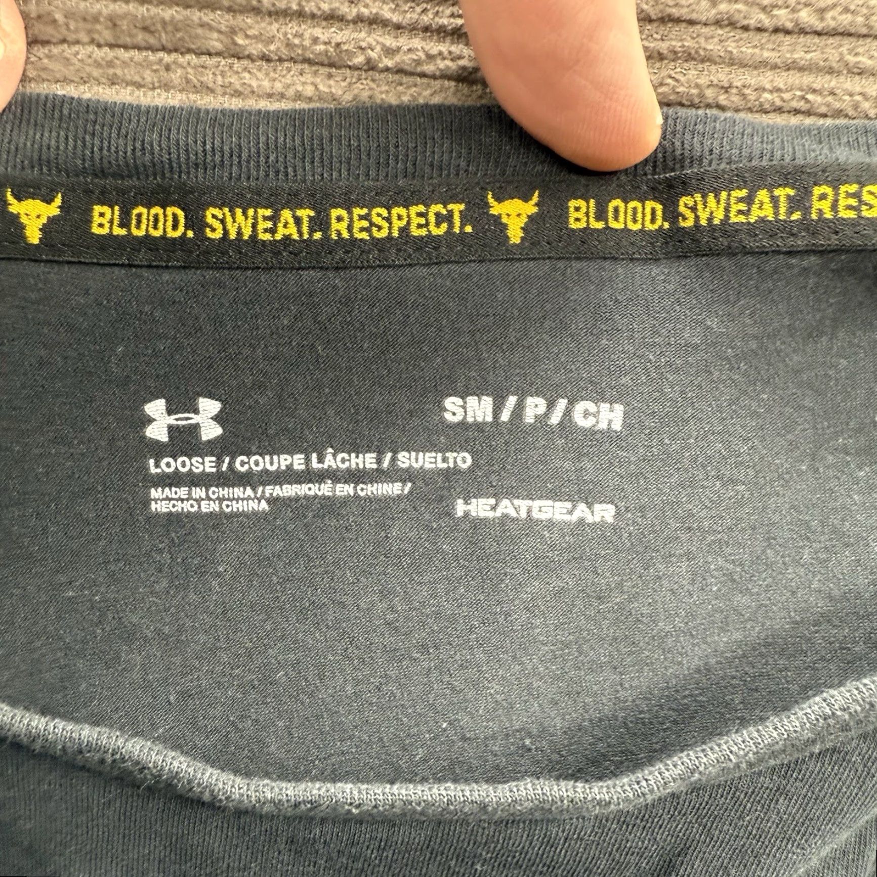 Under Armour Under Armour Project Rock T-Shirt Men Small Black Multicolor Graphic Print Short Sleeve Crew Neck Workout Gym Training Regular Fit Size US S / EU 44-46 / 1 - 3 Thumbnail