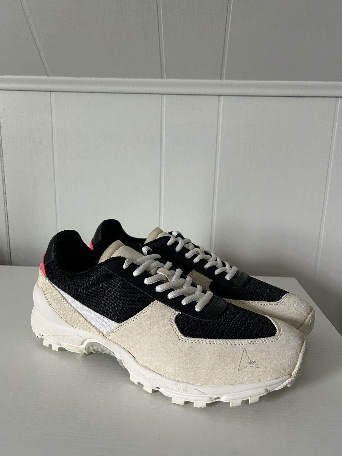 ROA ROA Vincent Sneaker Off White/Black Size US 10 / EU 43 - 1 Thumbnail