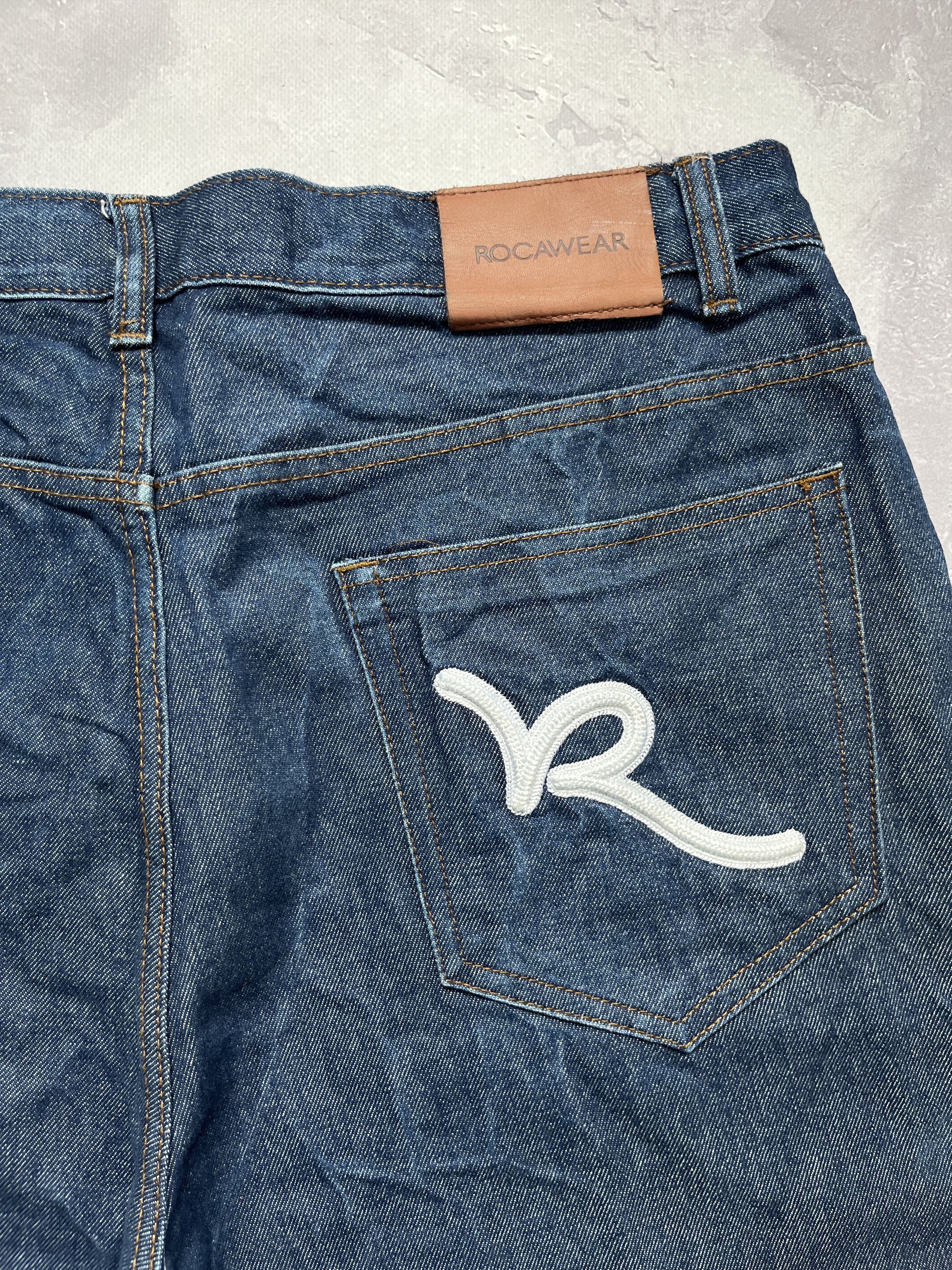 Rocawear Rocawear Jeans Blue Loose Fit Hip Hop Skate Y2K Vintage Size US 40 / EU 56 - 5 Thumbnail