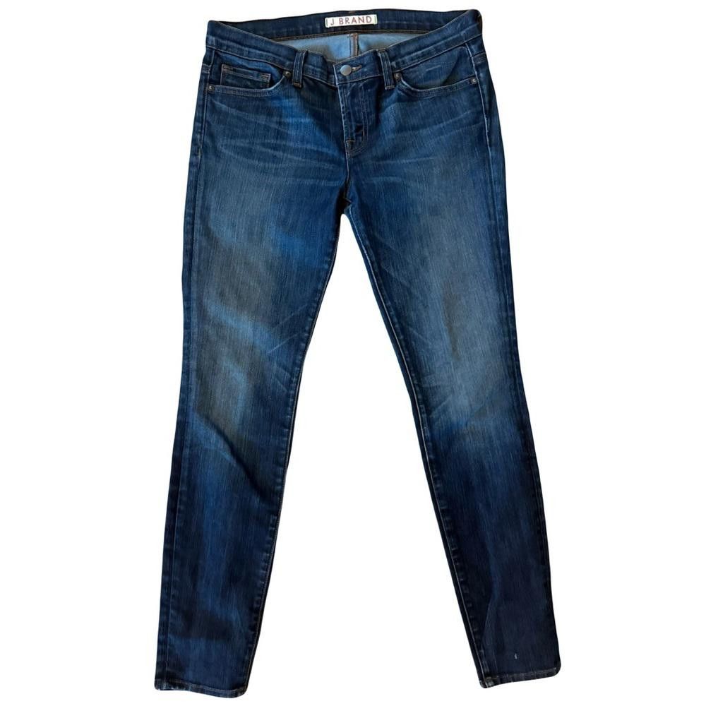 J Brand J Brand Low Rise Skinny Jeans Size 29 Tyro Medium Wash Size 29" - 2 Thumbnail