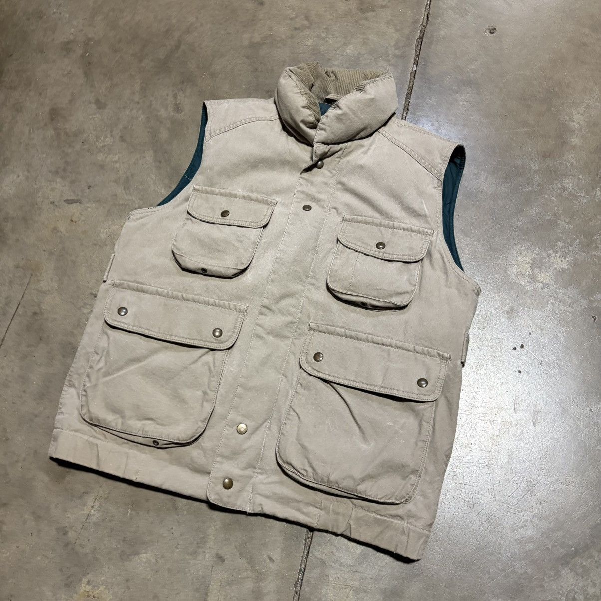 Eddie Bauer Vintage Eddie Bauer Utility Vest Down Filled Cargo Outdoor Size US M / EU 48-50 / 2 - 2 Thumbnail