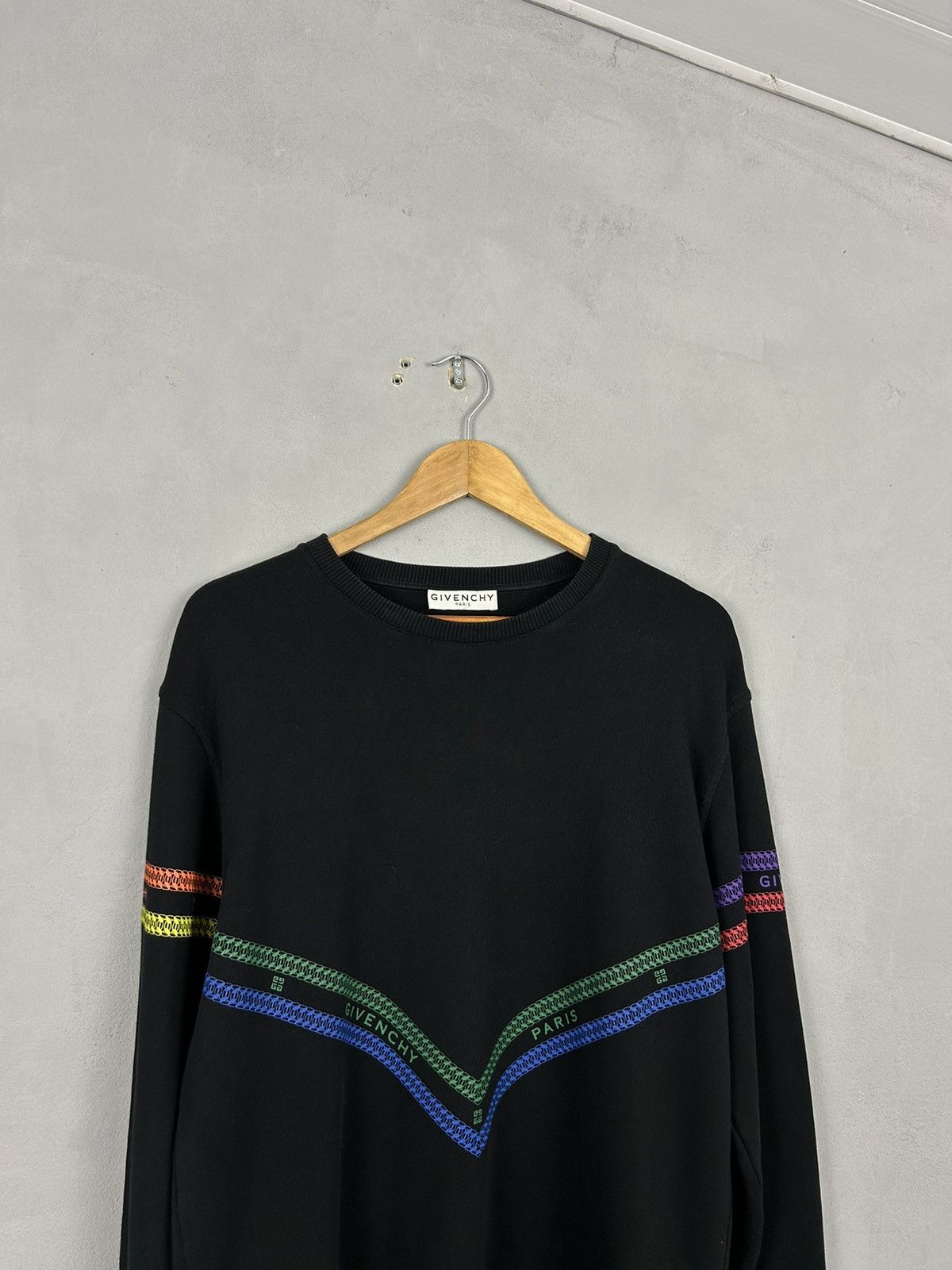 Givenchy Givenchy Multicolor Chain Print Sweatshirt Size US M / EU 48-50 / 2 - 2 Thumbnail