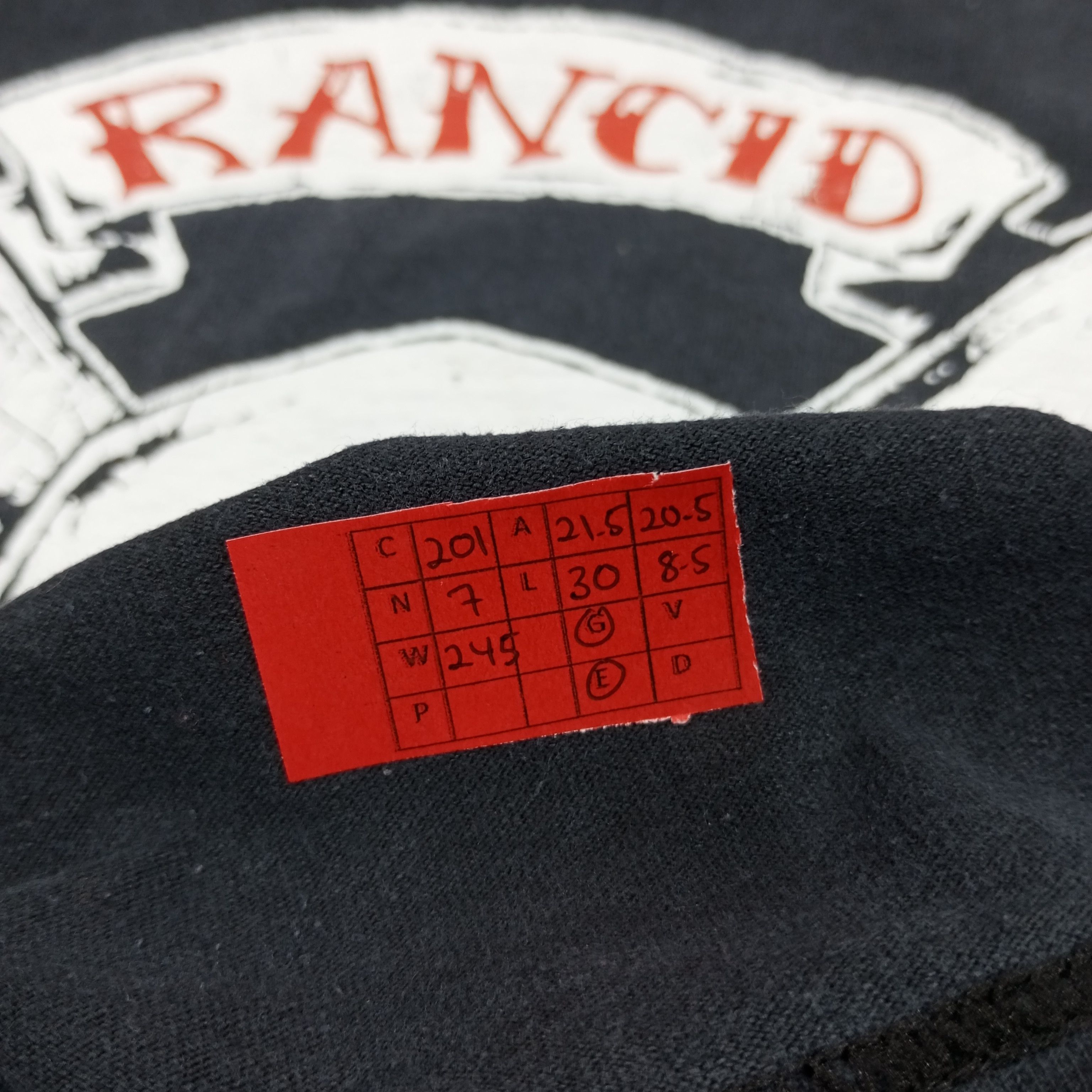 Band Tees × Vintage Rancid Hooligans Rock Band Punk Music Distressed Tshirt Size US L / EU 52-54 / 3 - 9 Thumbnail