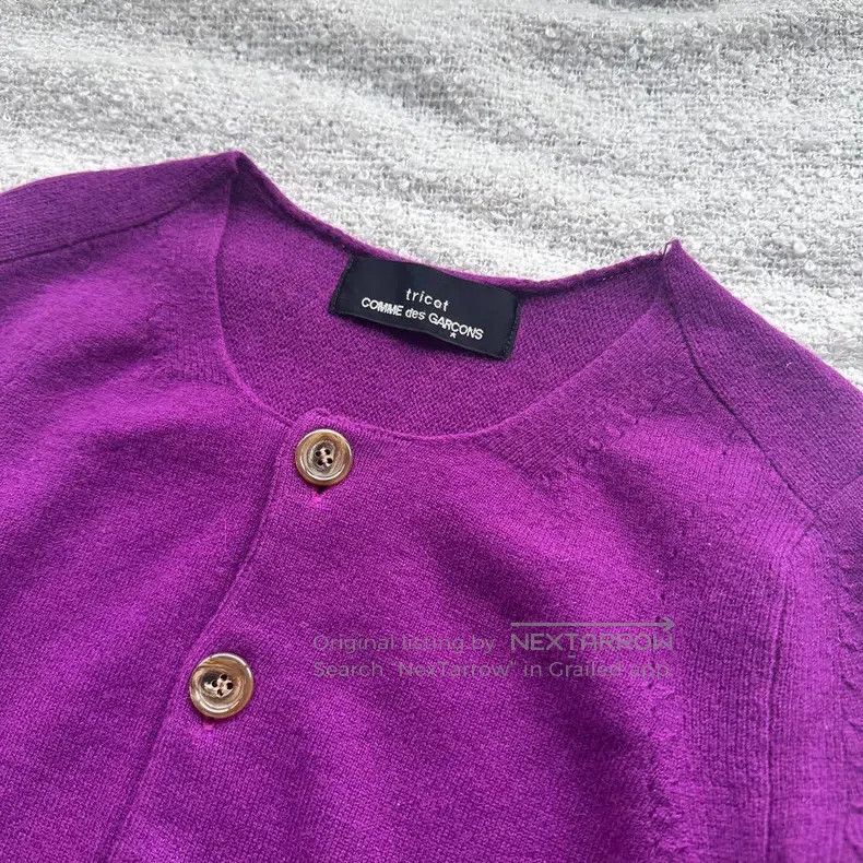 Comme des Garcons Comme des Garcons Purple Cardigan Size XS / US 0-2 / IT 36-38 - 2 Thumbnail