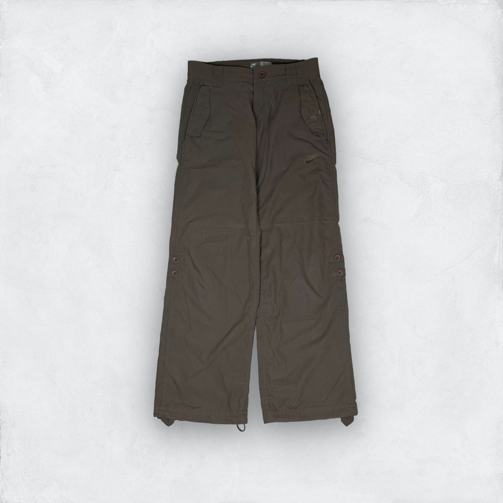 Nike Nike Sportswear Women's Brown Relaxed Roll Tab Pants 6 Size 30" / US 8 / IT 44 - 1 Thumbnail