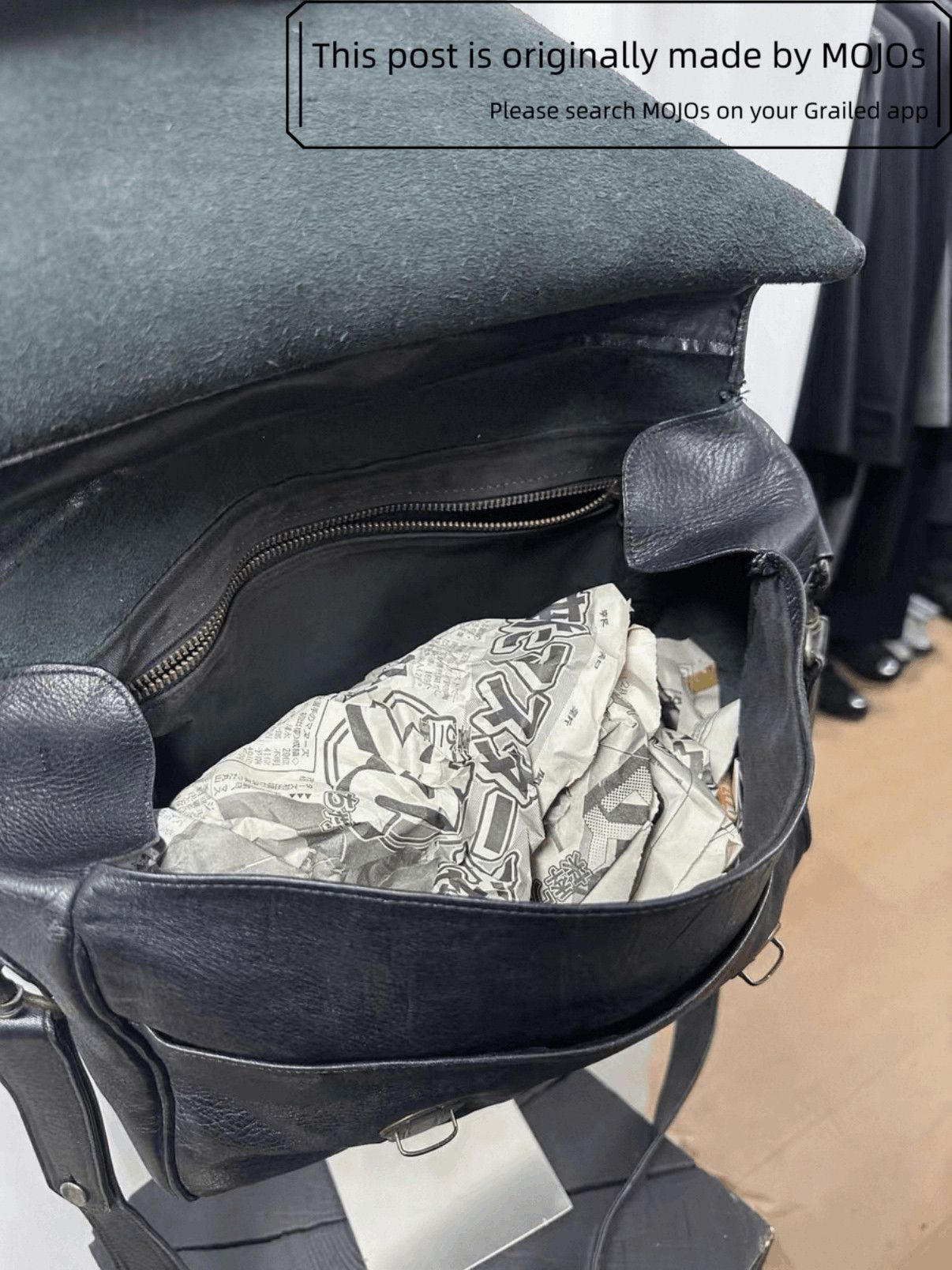 Yohji Yamamoto Yohji Yamamoto Y's Company Limited Leather Bag mojos190 Size ONE SIZE - 5 Thumbnail
