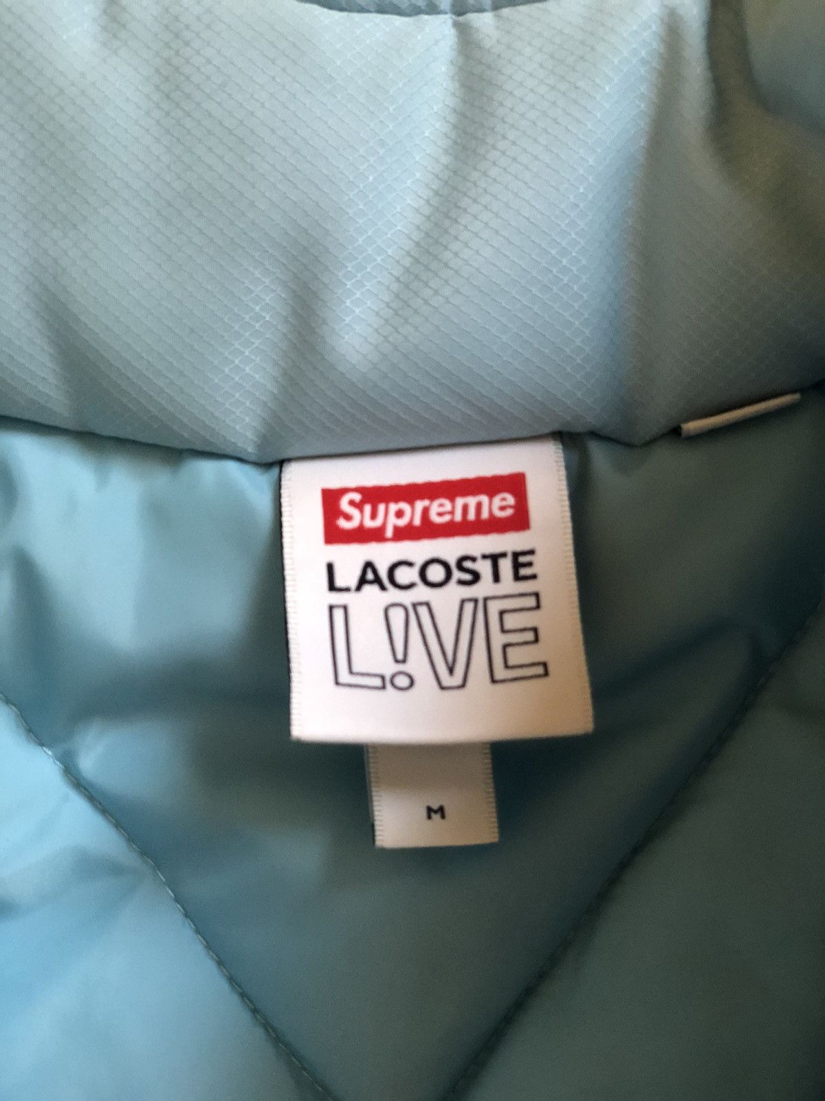 Lacoste × Supreme Lacoste Supreme blue puffer jacket Size US M / EU 48-50 / 2 - 4 Thumbnail