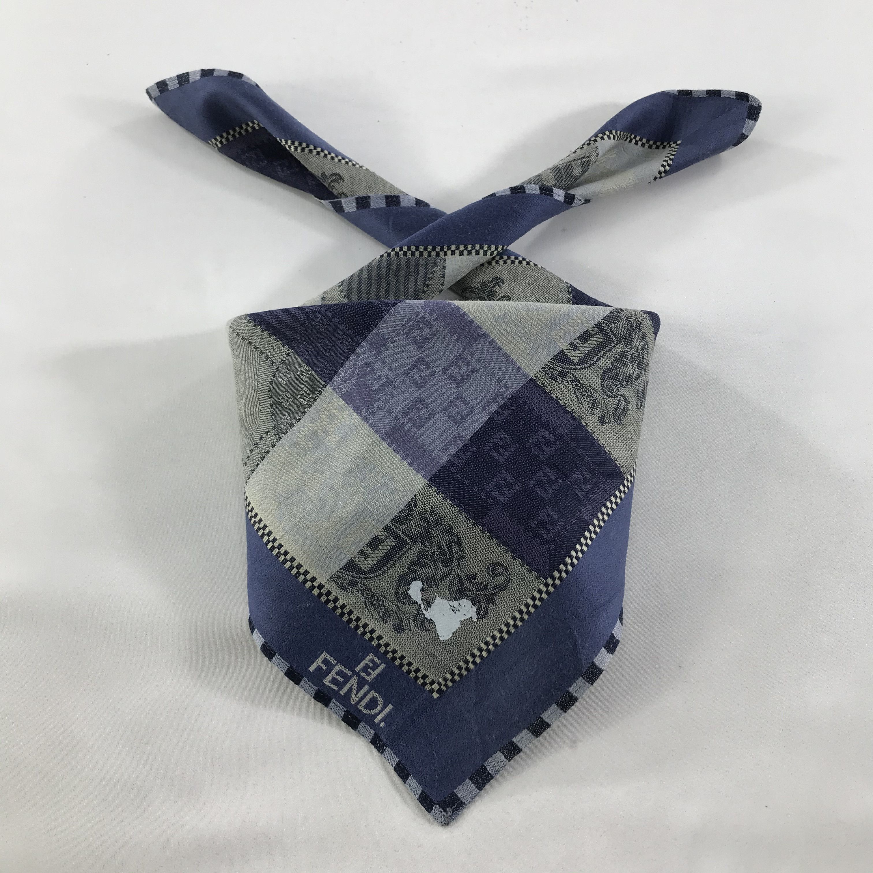 Vintage Vintage Fendi Bandana / Handkerchief / Neckerchief - S1501 Size ONE SIZE - 3 Thumbnail