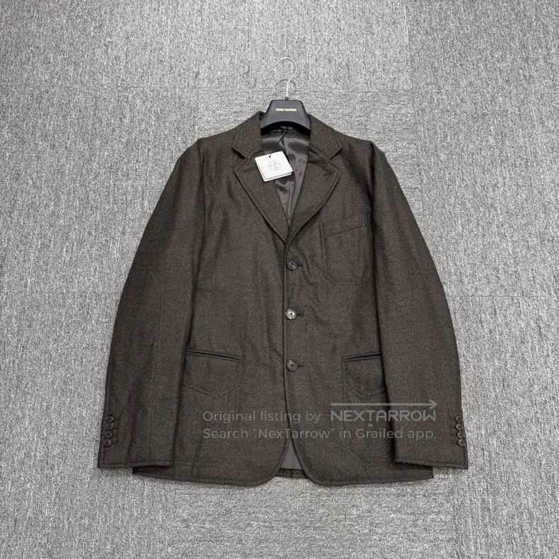 Hermes Hermes Cashmere tailored jacket Size 50R - 1 Thumbnail