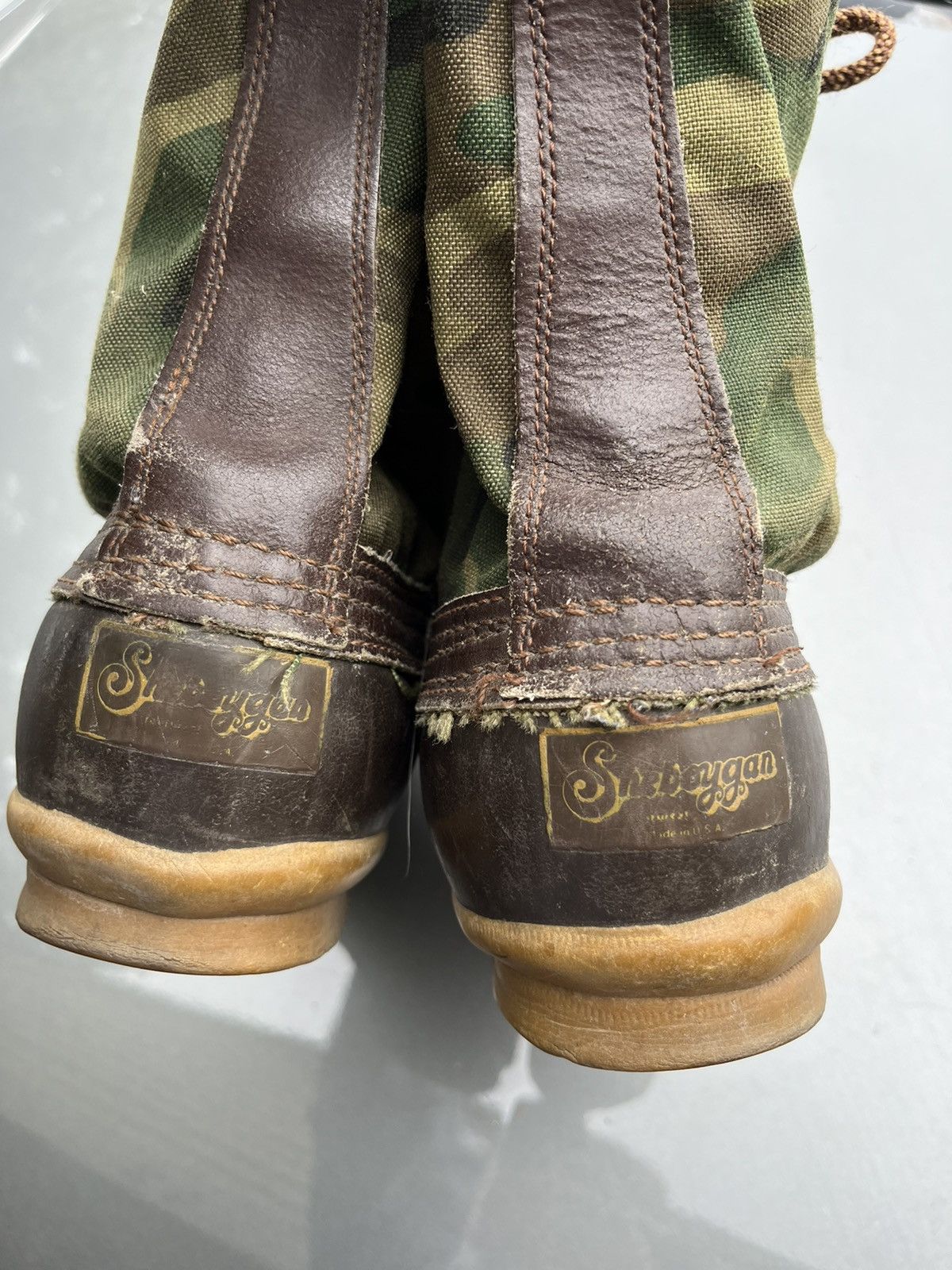 Vintage 1970’s goretex vibram sole duck camo boots Size US XXS / EU 40 - 10 Thumbnail