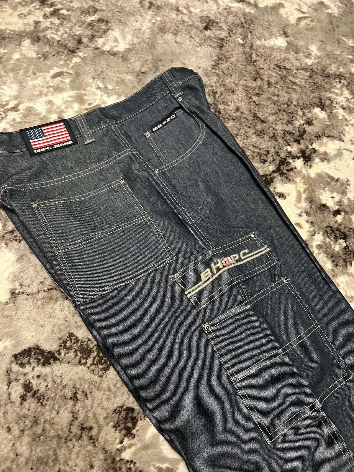 Vintage Vintage Beverly Hills Wu-tang style Carpenter Baggy jeans Size US 34 / EU 50 - 6 Thumbnail