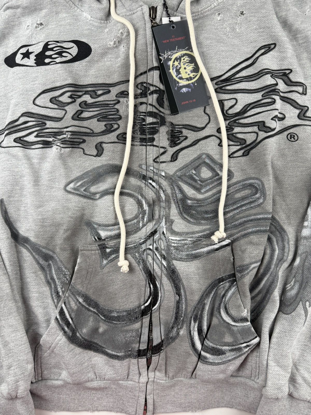 HELLSTAR Hellstar Yoga Zip Up Hoodie Size US L / EU 52-54 / 3 - 2 Thumbnail