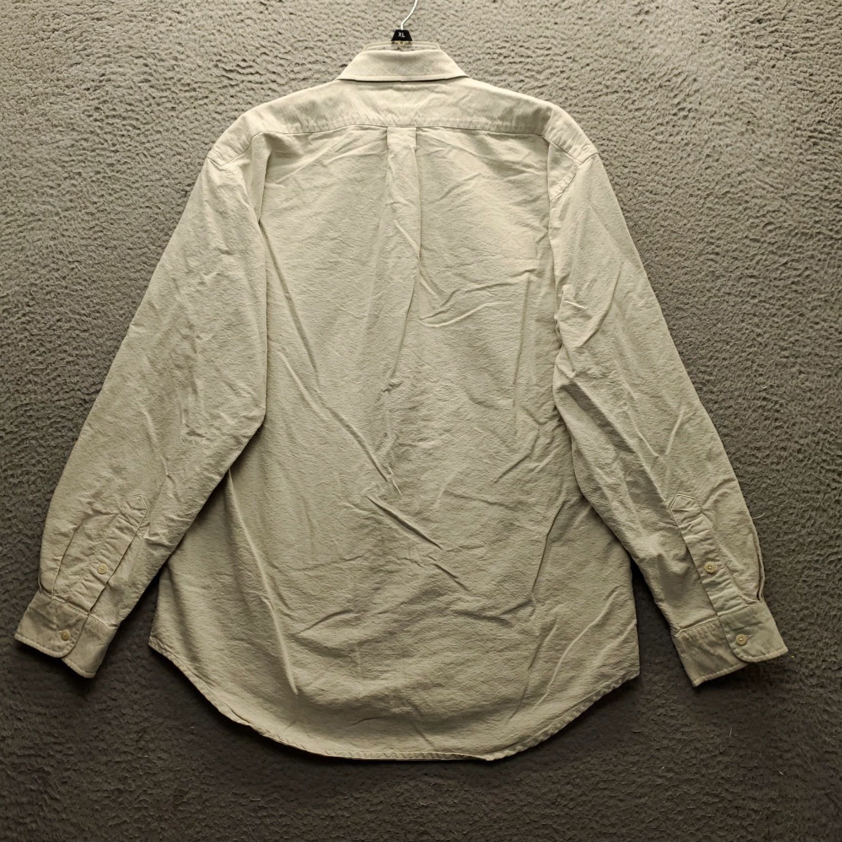 Ralph Lauren Ralph Lauren Dress Shirt Mens 17 Brown Oxford Long Sleeve Collared Button Down Shirt Mens Size 17 Brown Oxford Long Sleeve Collared Button Down Size 46R - 2 Thumbnail