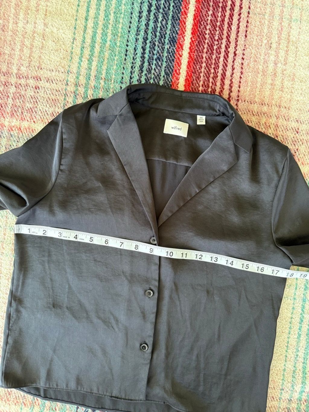 Aritzia Women's Wilfred Aritzia Black Button Down Shirt XXS Size XXS / US 00 / IT 34 - 5 Thumbnail