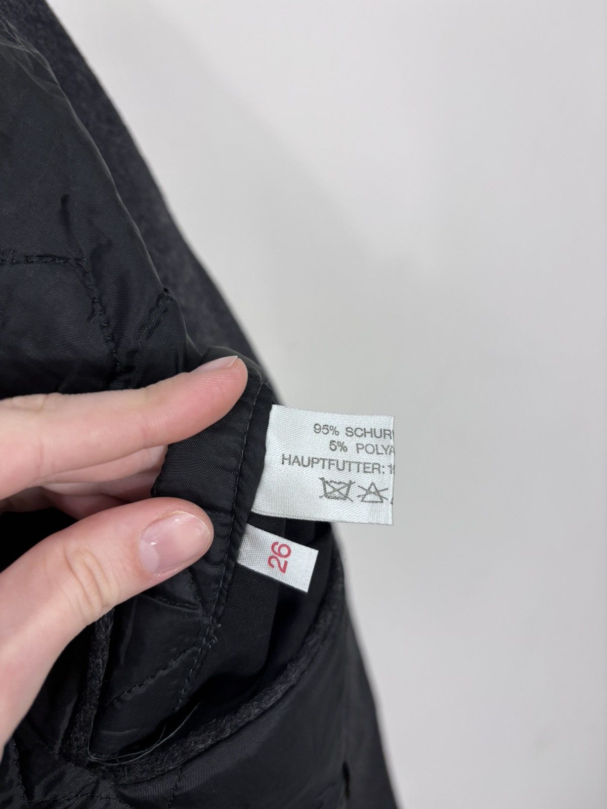 Other Vintage Julius Lang Women’s Double Breasted Grey Wool Coat Size 3XL / US 20-22 - 12 Thumbnail