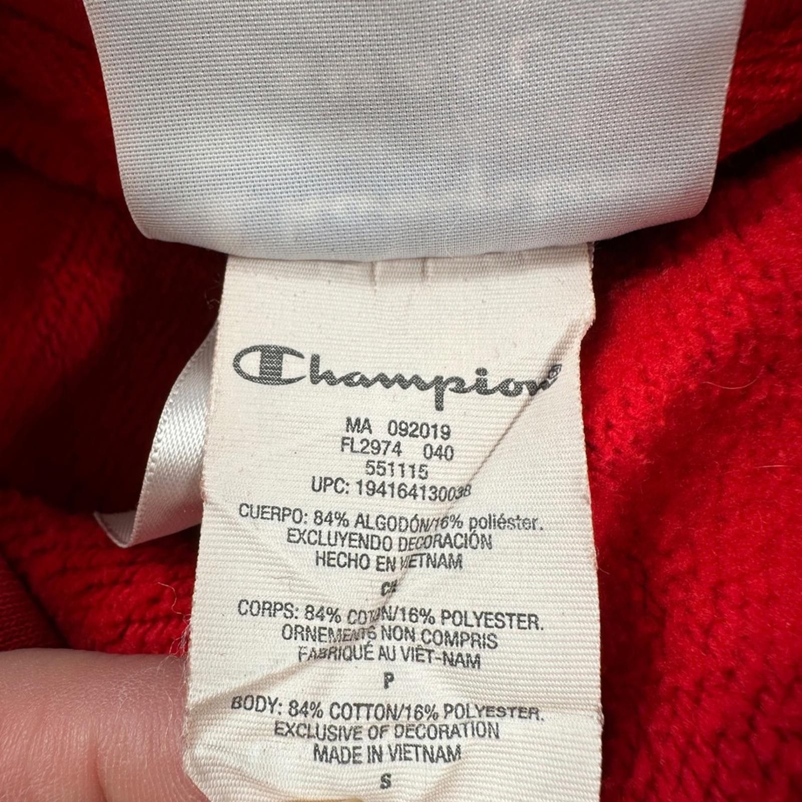 Champion Champion Coca Cola Distressed Hoodie Sweatshirt S Red Size US S / EU 44-46 / 1 - 6 Thumbnail