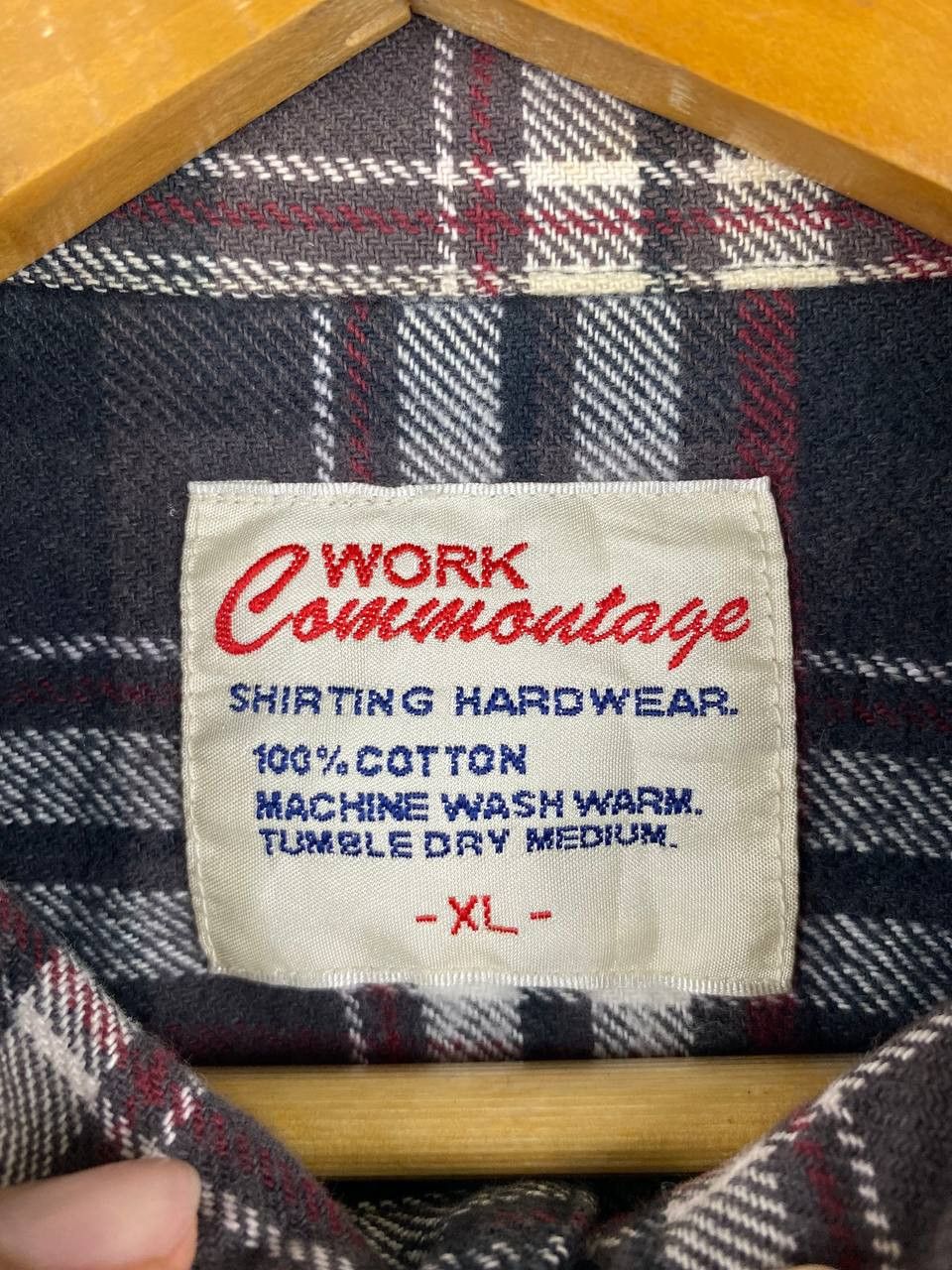 Flannel work commontage japanese brands flannel shirt Size US XL / EU 56 / 4 - 4 Thumbnail