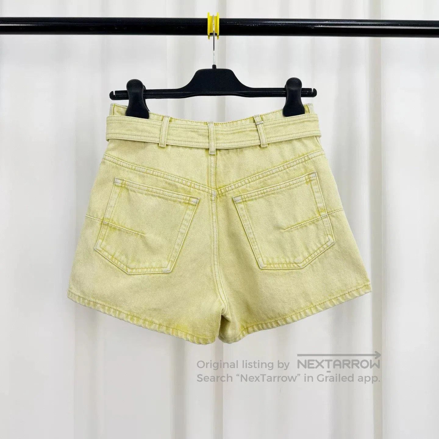 Dior dior washed denim belted shorts. Size US 36 / EU 52 - 2 Thumbnail