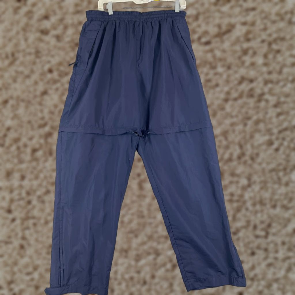 Vintage VINTAGE Page And Tuttle Pants Men's Cargo 5-Pocket Design, Convertible, 34x30, Blue, Polyester Cotton Blend, Regular, Zip, Jeans? No. Size US 31 - 1 Thumbnail