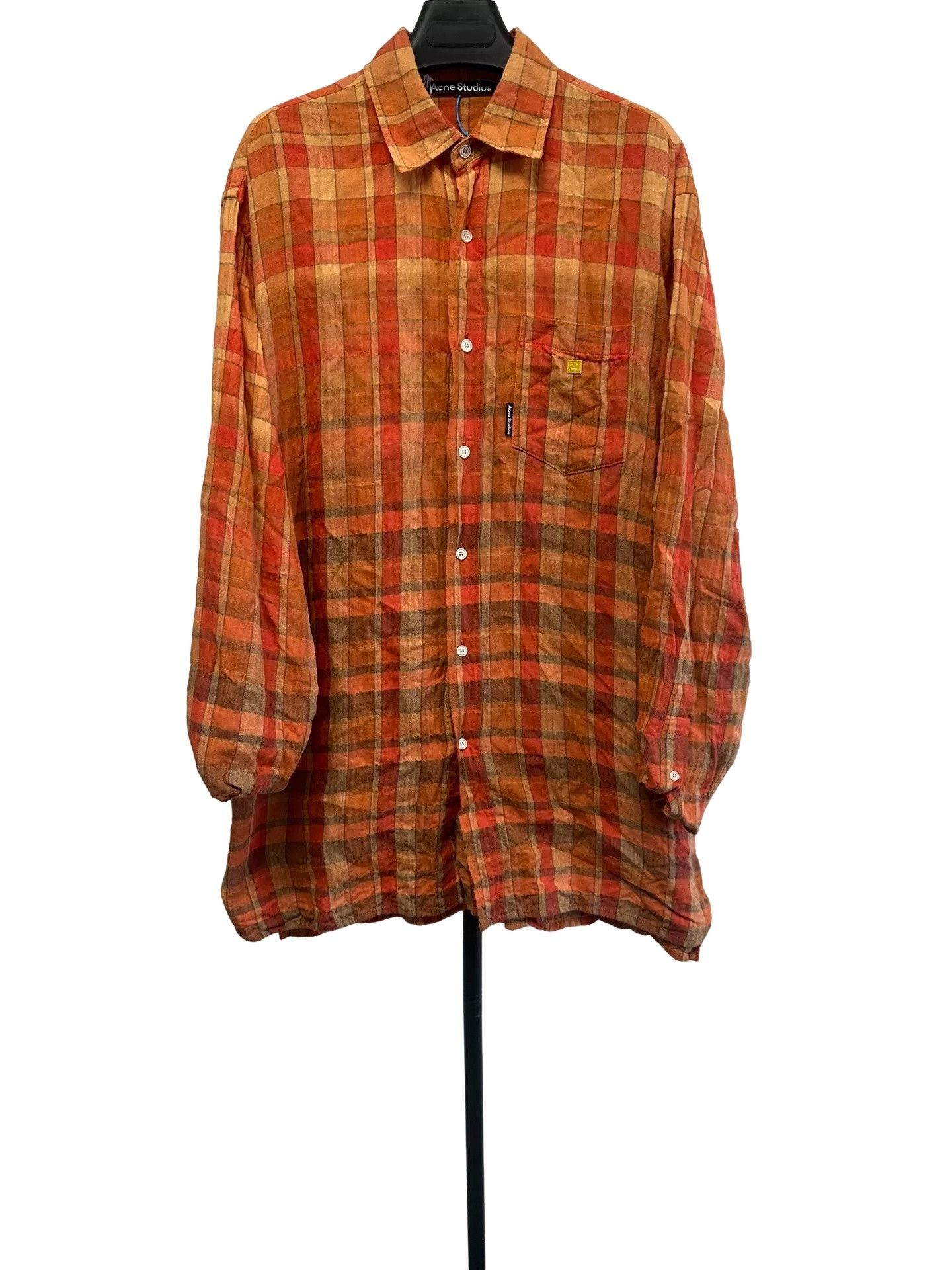 Acne Studios Acne Studios Plaid Long Sleeve Shirt Size M Size US M / EU 48-50 / 2 - 1 Thumbnail