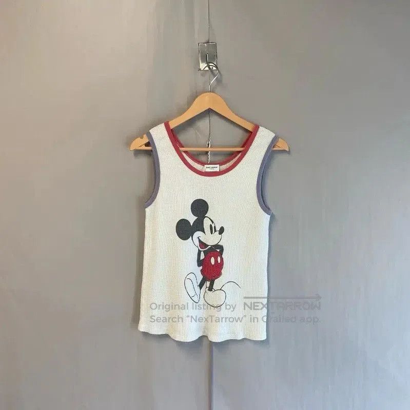 Yves Saint Laurent YSL White Knitted Women's Top Size M . Size M / US 6-8 / IT 42-44 - 1 Thumbnail