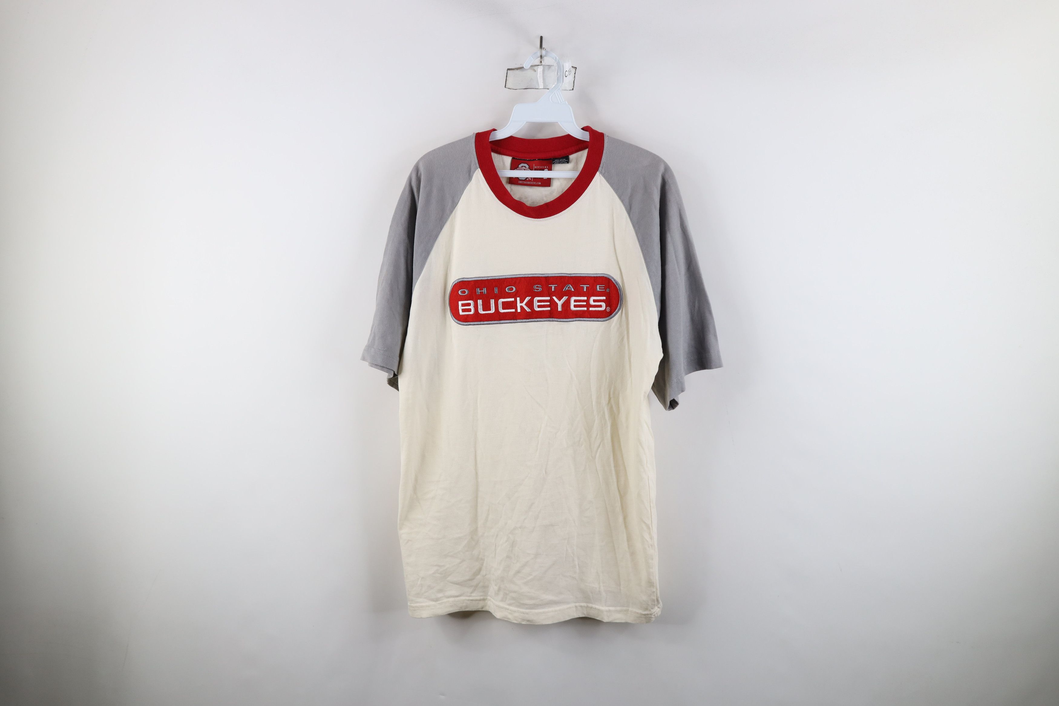 Vintage Vintage Ohio State University Raglan Short Sleeve T-Shirt Size US L / EU 52-54 / 3 - 1 Thumbnail