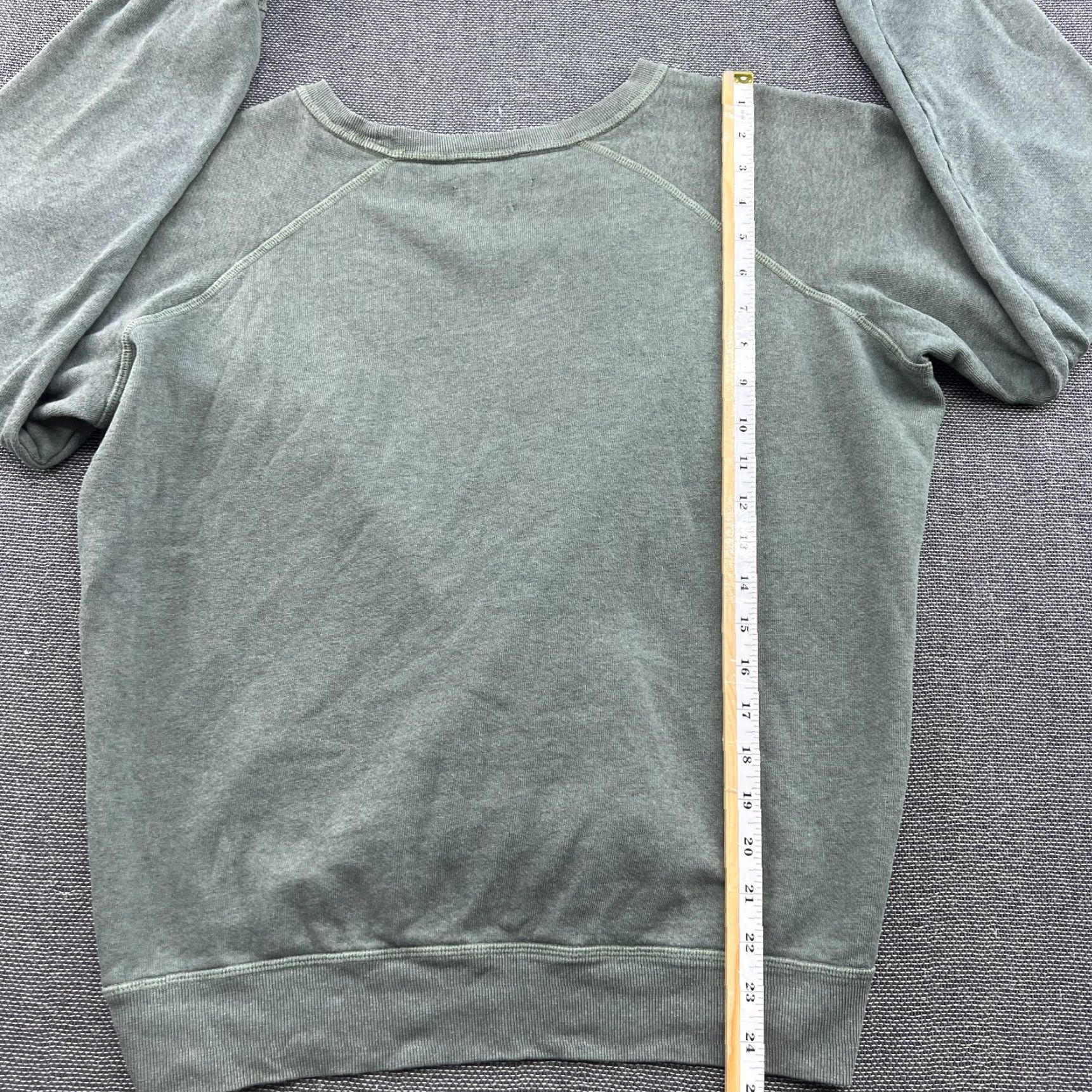 Isabel Marant ISABEL MARANTZ ETOILE Womens Sweatshirt Size 40 Green Crewneck Vintage Pullover Cotton Canvas Activewear Casual Womens Sweatshirt Size S / US 4 / IT 40 - 6 Thumbnail