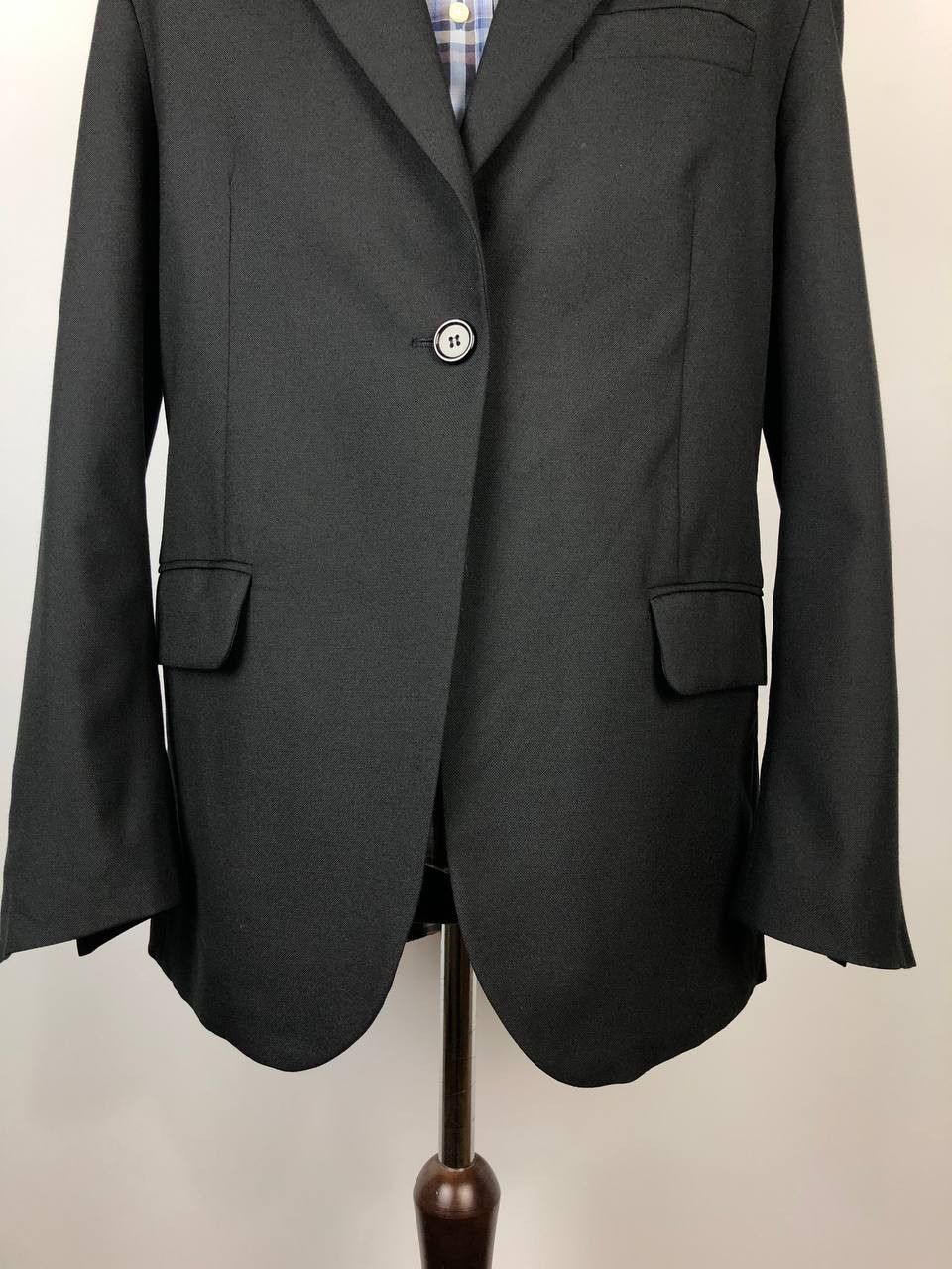 Arket ARKET Marzotto/166 Wool Blazer Jacket Black size 40 Size 40R - 4 Thumbnail