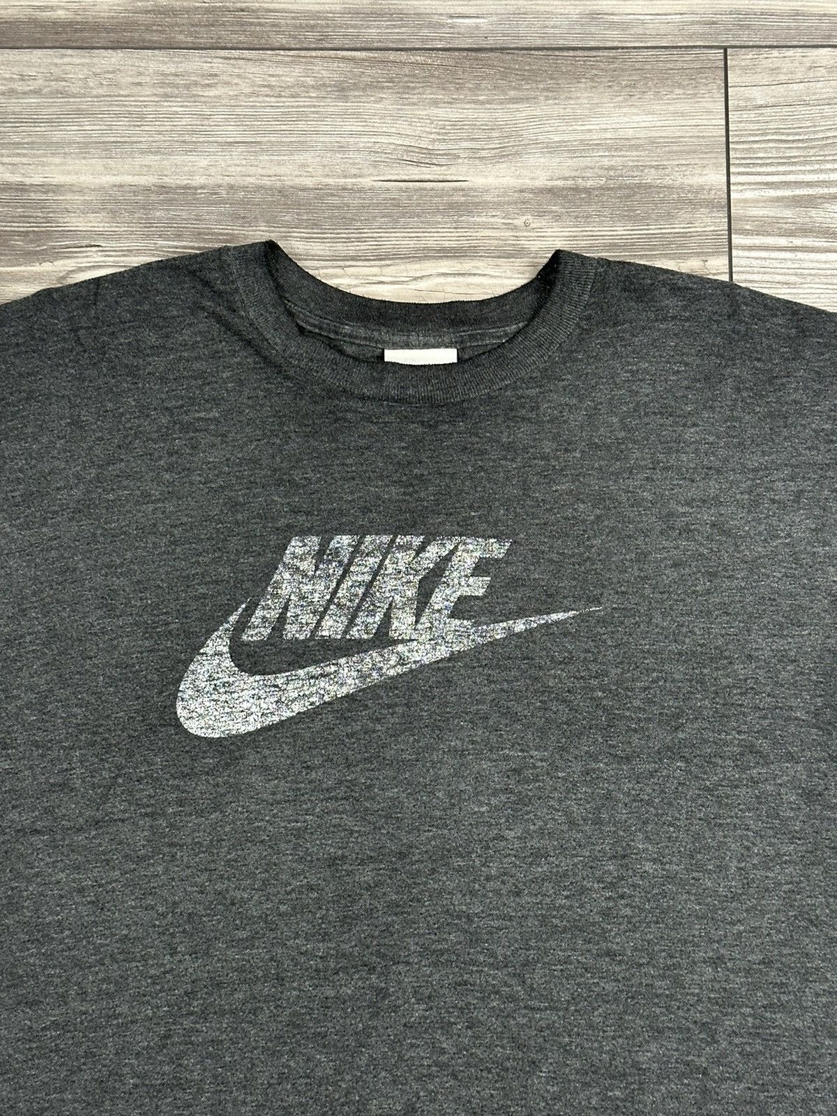 Nike × Vintage Vintage Y2K Nike Spell Out T Shirt Size US XL / EU 56 / 4 - 2 Thumbnail