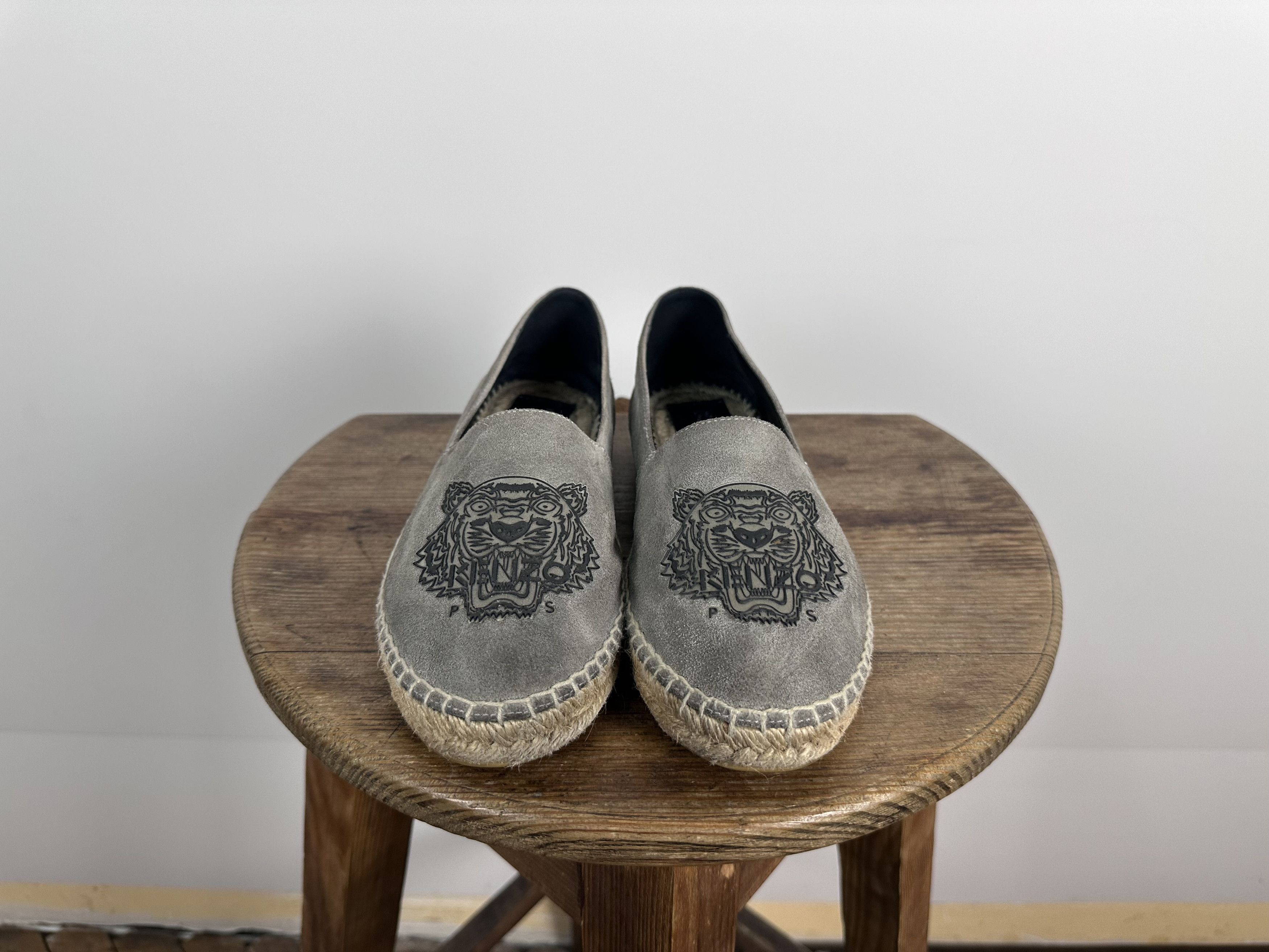 Kenzo KENZO Paris Canvas Tiger Espadrilles Shoes Gray Size 36 Size US 6 / IT 36 - 4 Thumbnail