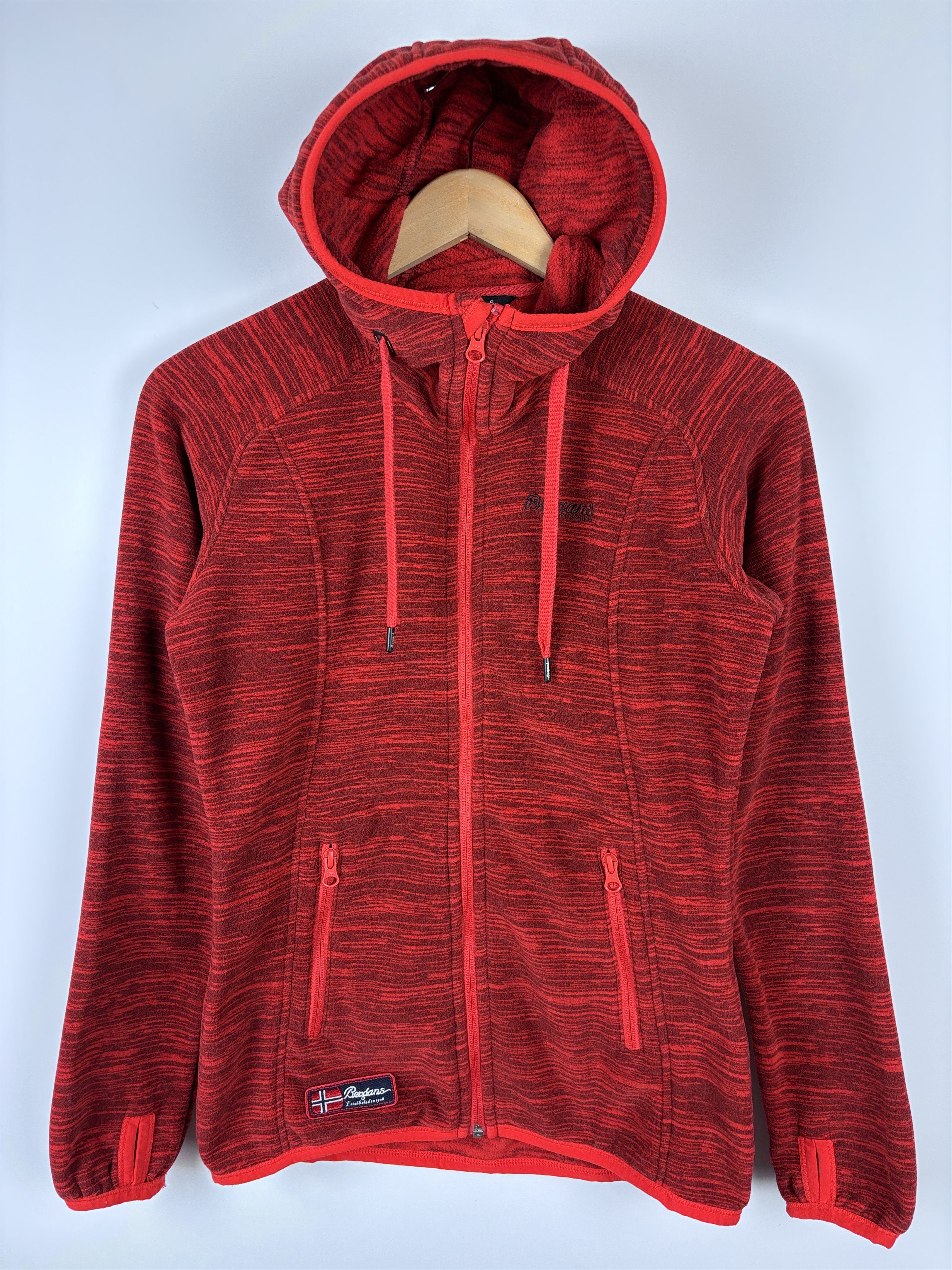 Bergans of Norway Womens Bergans of Norway Hareid Fleece Jacket Red Size S Size S / US 4 / IT 40 - 1 Thumbnail