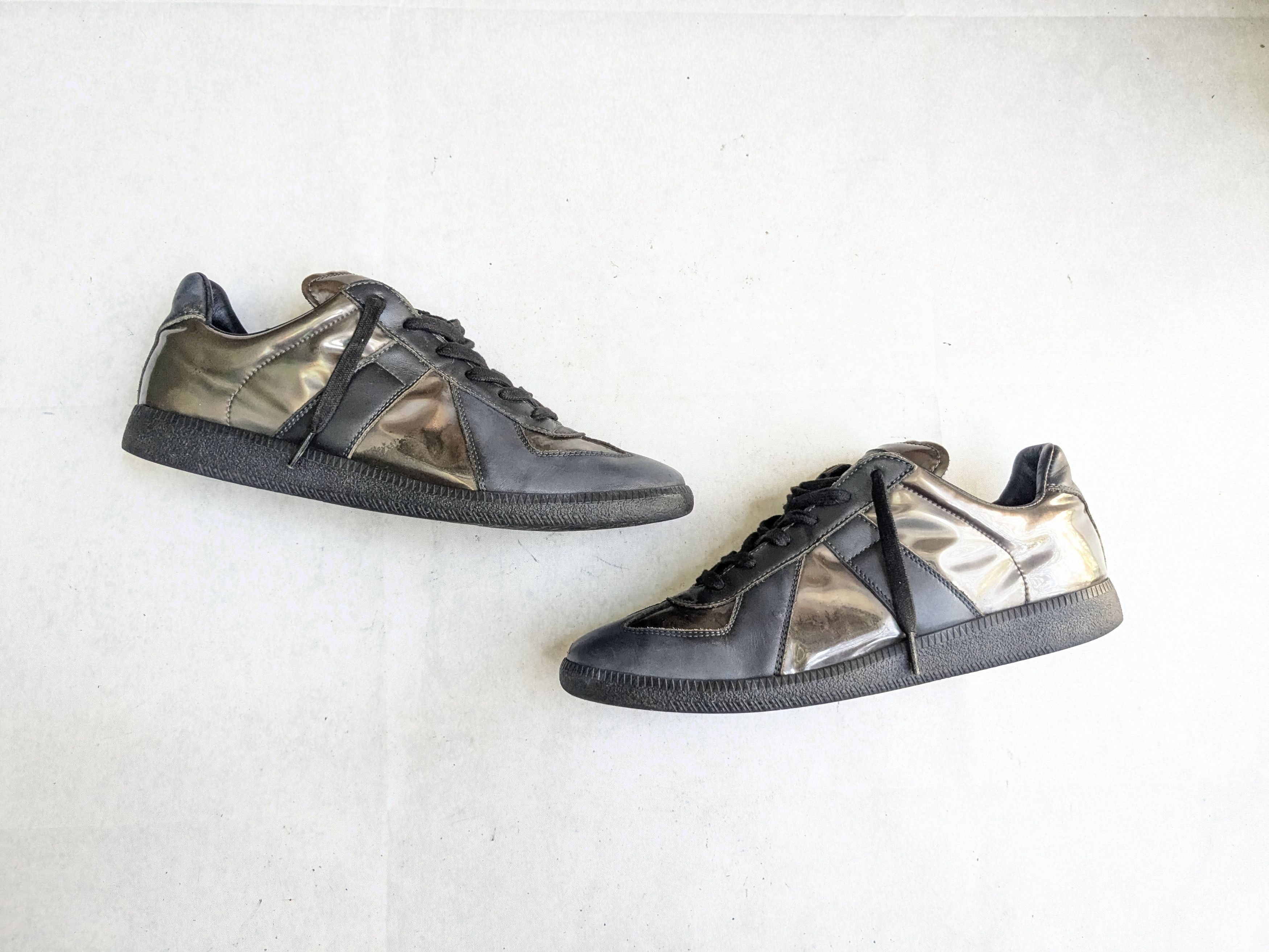 Maison Margiela Maison Margiela Replica GAT Gray Iridescent 10 43 Low Tops Size US 10 / EU 43 - 1 Thumbnail