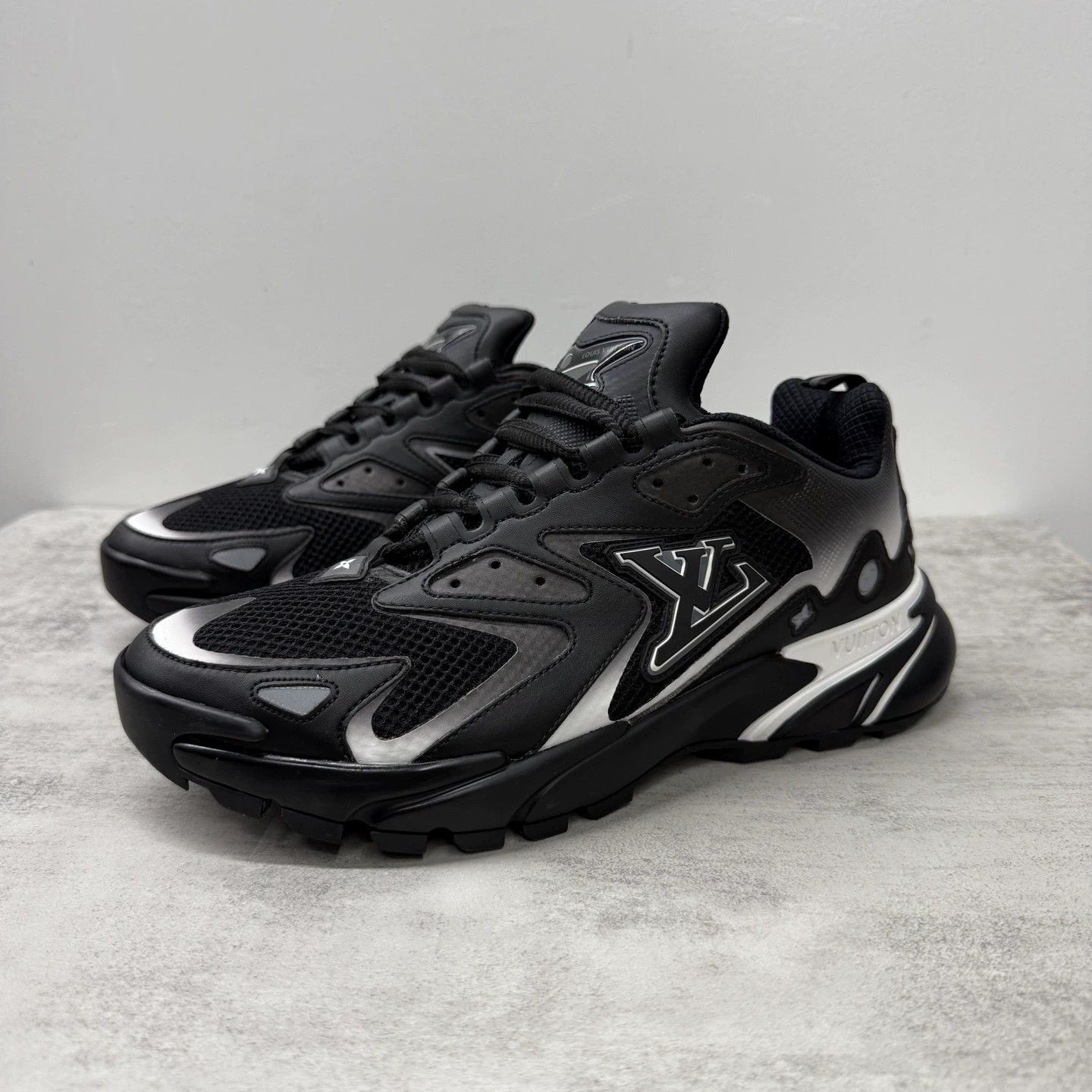 Louis Vuitton Lv Trainer Black White 99 New | Grailed