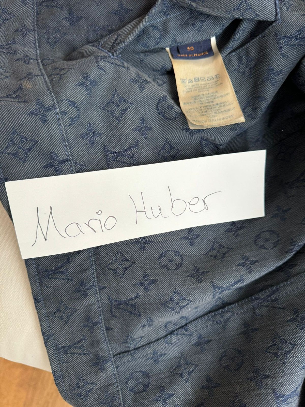 Louis Vuitton Louis Vuitton Denim Jeans Jacket Monogram Virgil Abloh Size US M / EU 48-50 / 2 - 9 Thumbnail